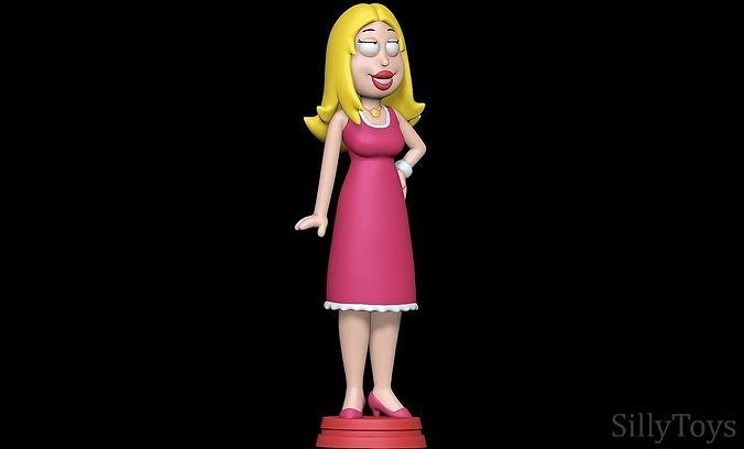 Francine Smith - American Dad  3D print model