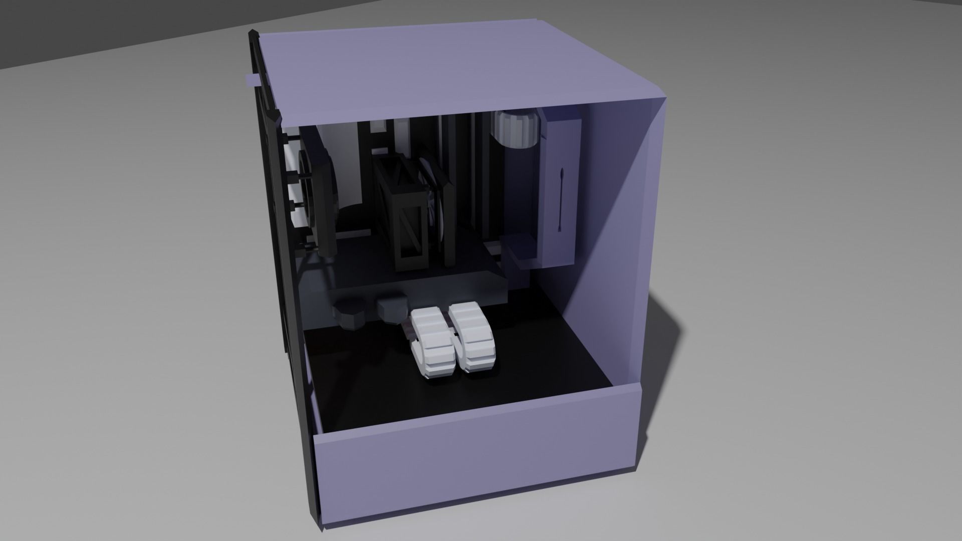 amd i5 2gb nzxt Low-poly 3D model_3