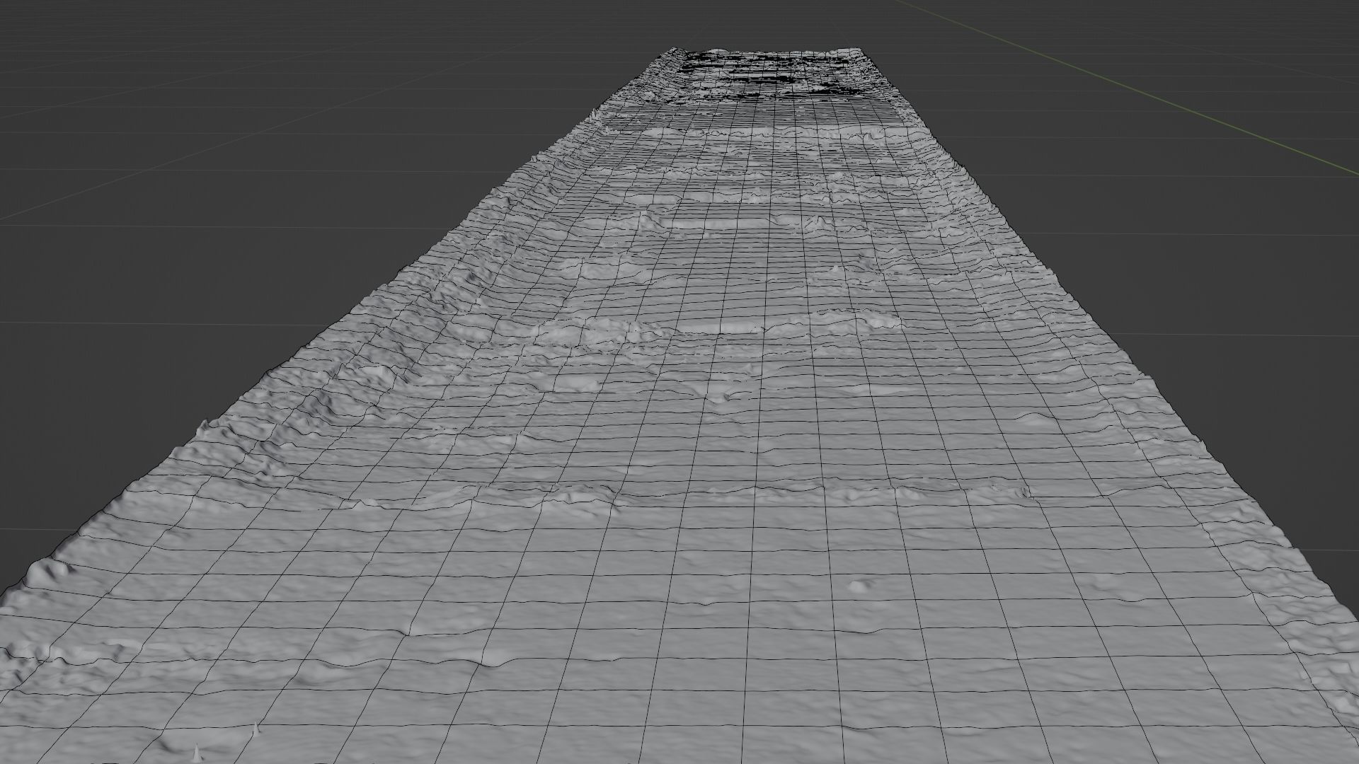 Tileable Photorealistic Sidewalks - 2-Pack B -- 16 bit height Low-poly 3D model_3