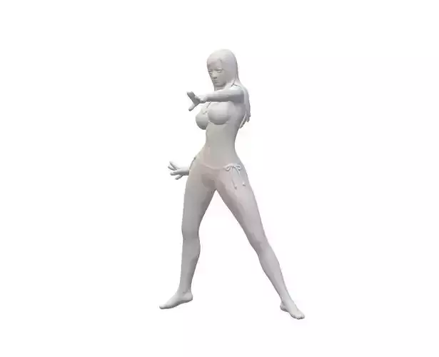 Sexy Girl Statues 3D model Ready to Print