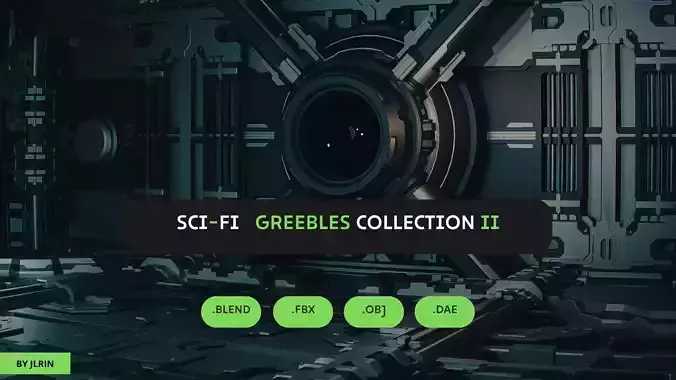 Sci-Fi Greebles Collection 2 3D model Sci-Fi Greebles Collection 2 3D model