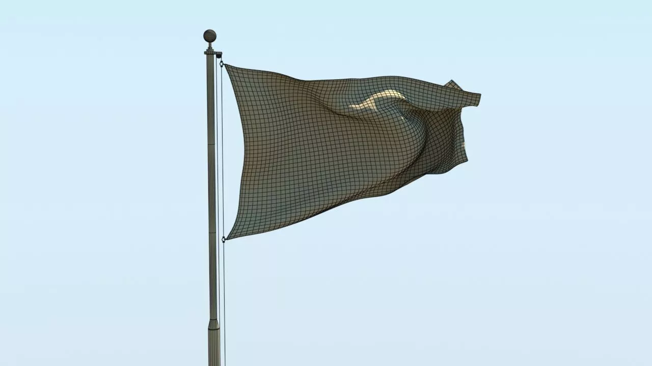 Animated Canada Flag 3D model