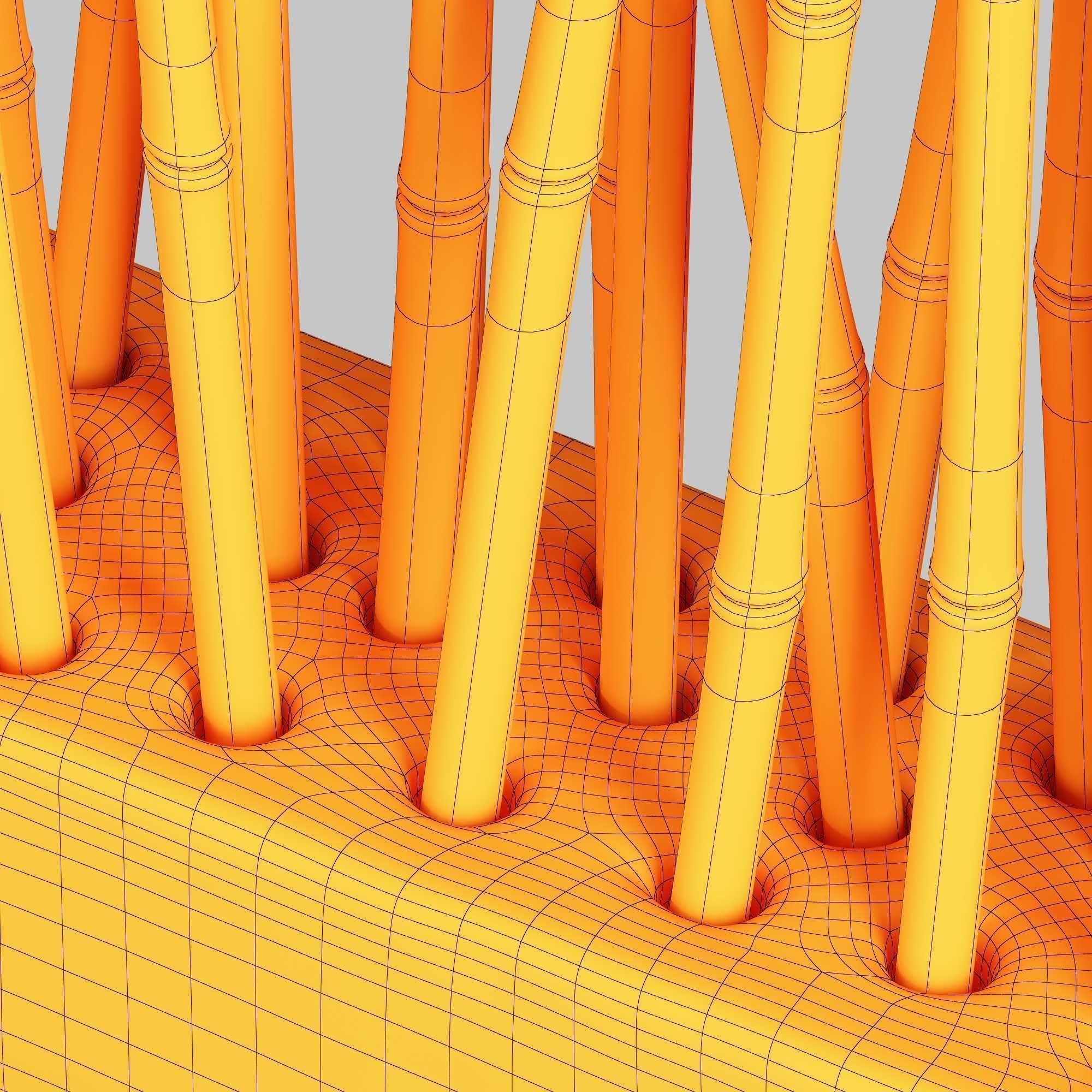 Bamboo low decor n7 3D model_13