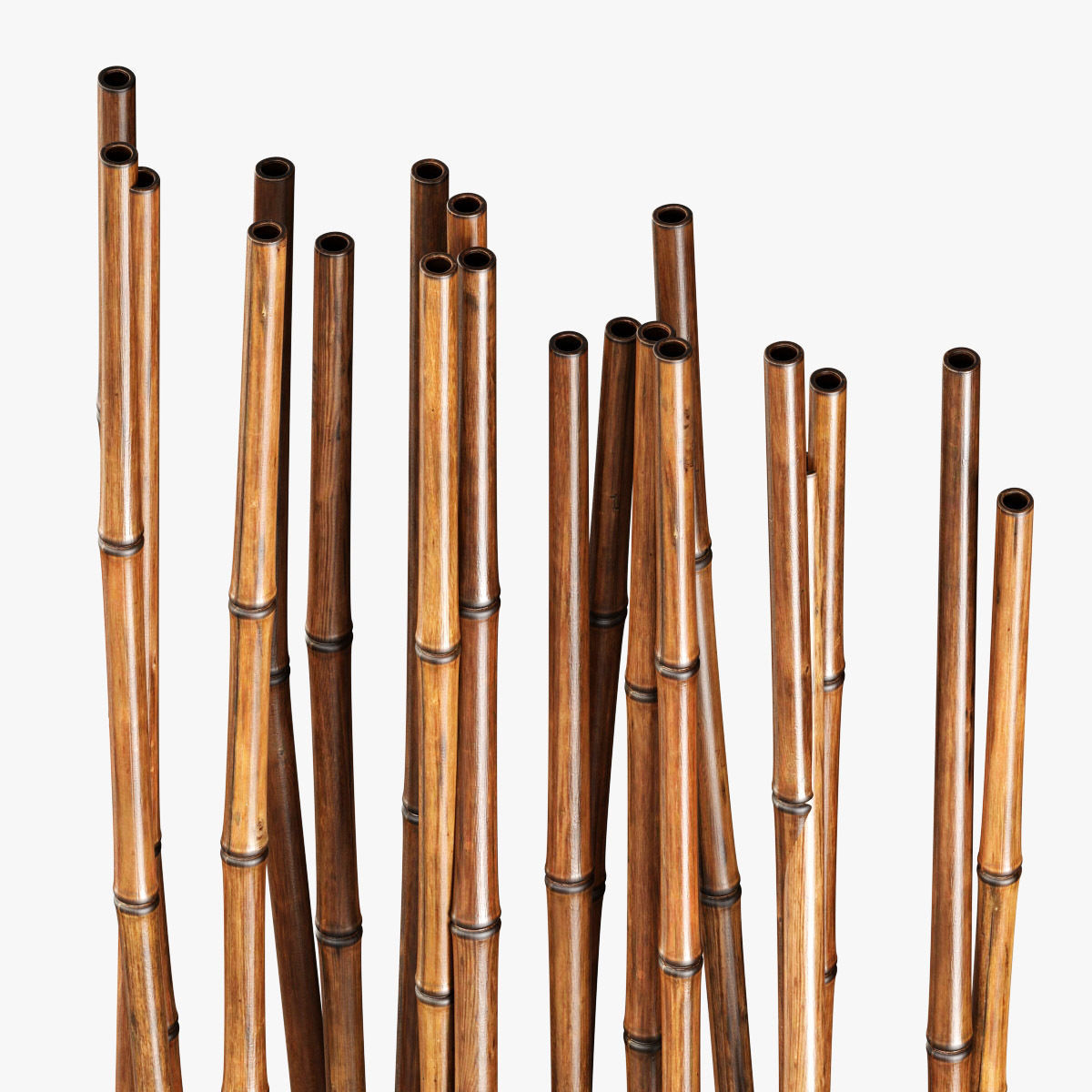 Bamboo low decor n7 3D model_3