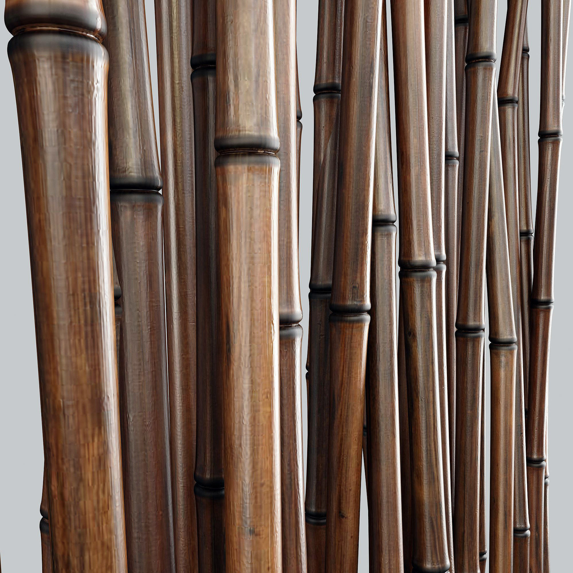 Bamboo low decor n7 3D model_5