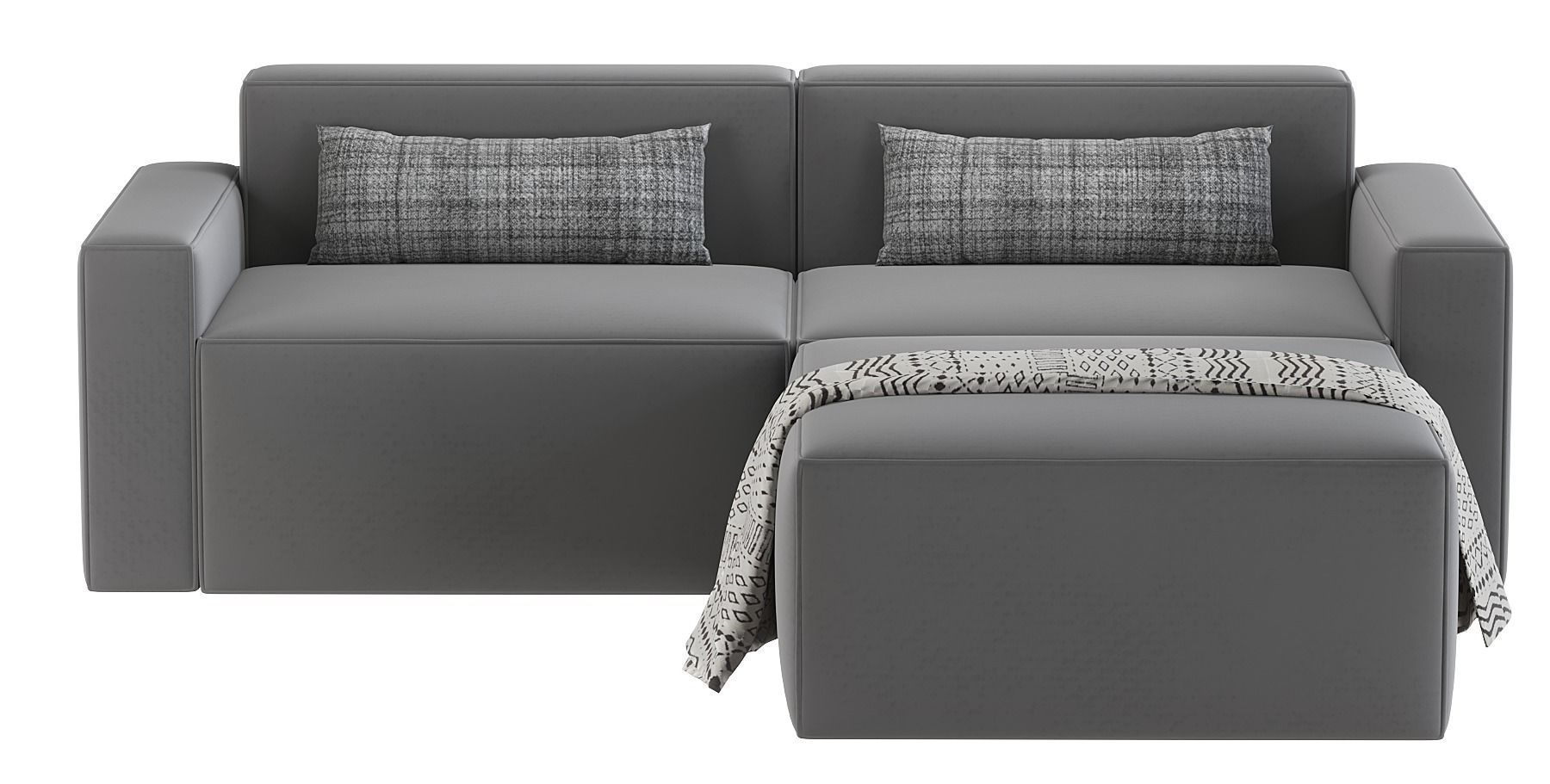 Mix Modular Sectional 3-pc 3D model_4