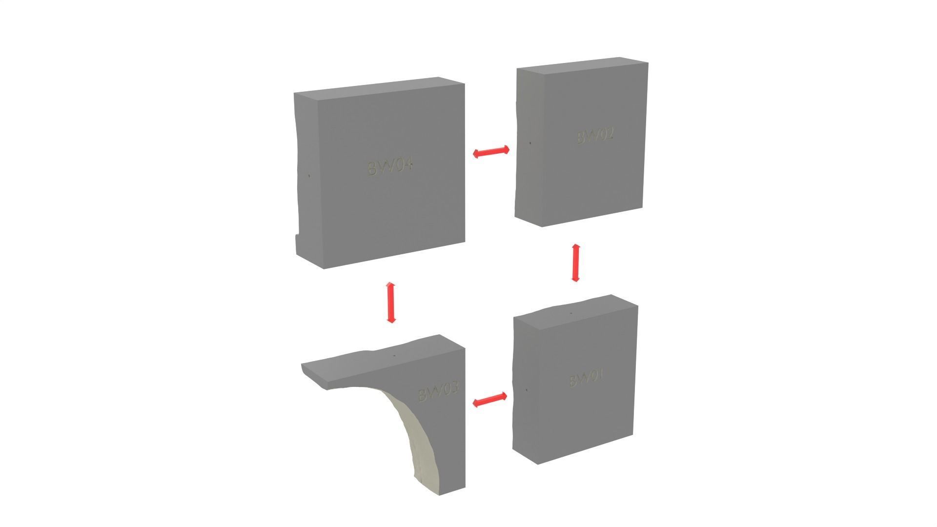 Jabbas Throne Room - Set 10 - Main Hangar 1-6 scale Hottoys 3D print model_27