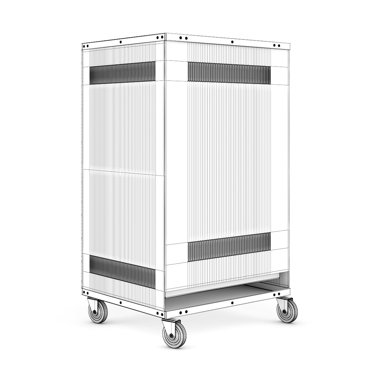 Audio Rack 2 3D model_4