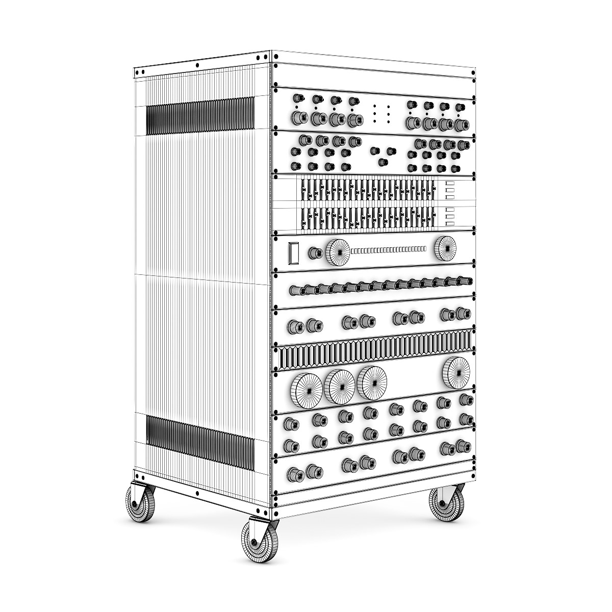 Audio Rack 2 3D model_3