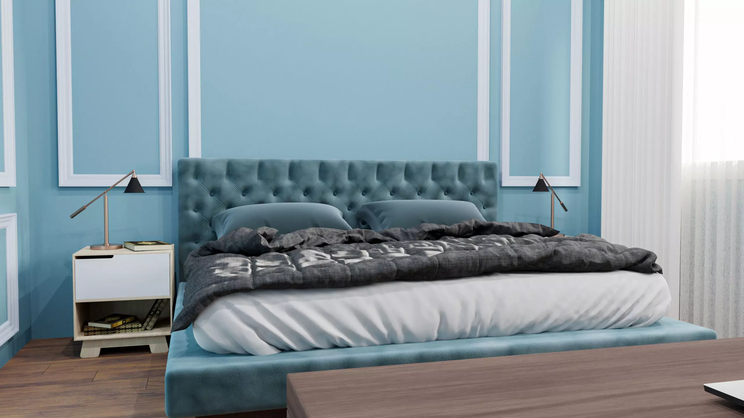 Interior Design Low-poly 3D model_0