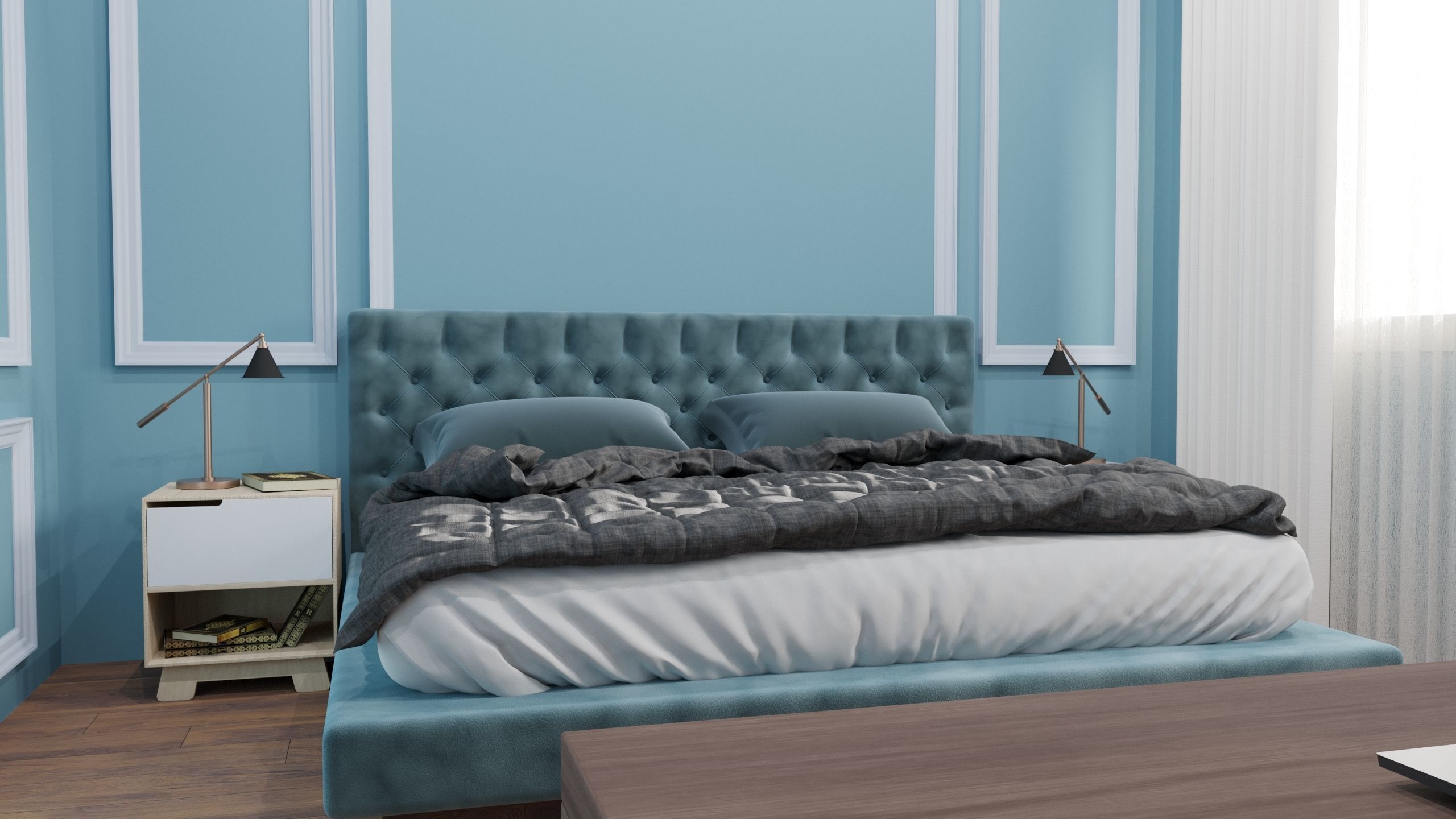 Interior Design Low-poly 3D model_9
