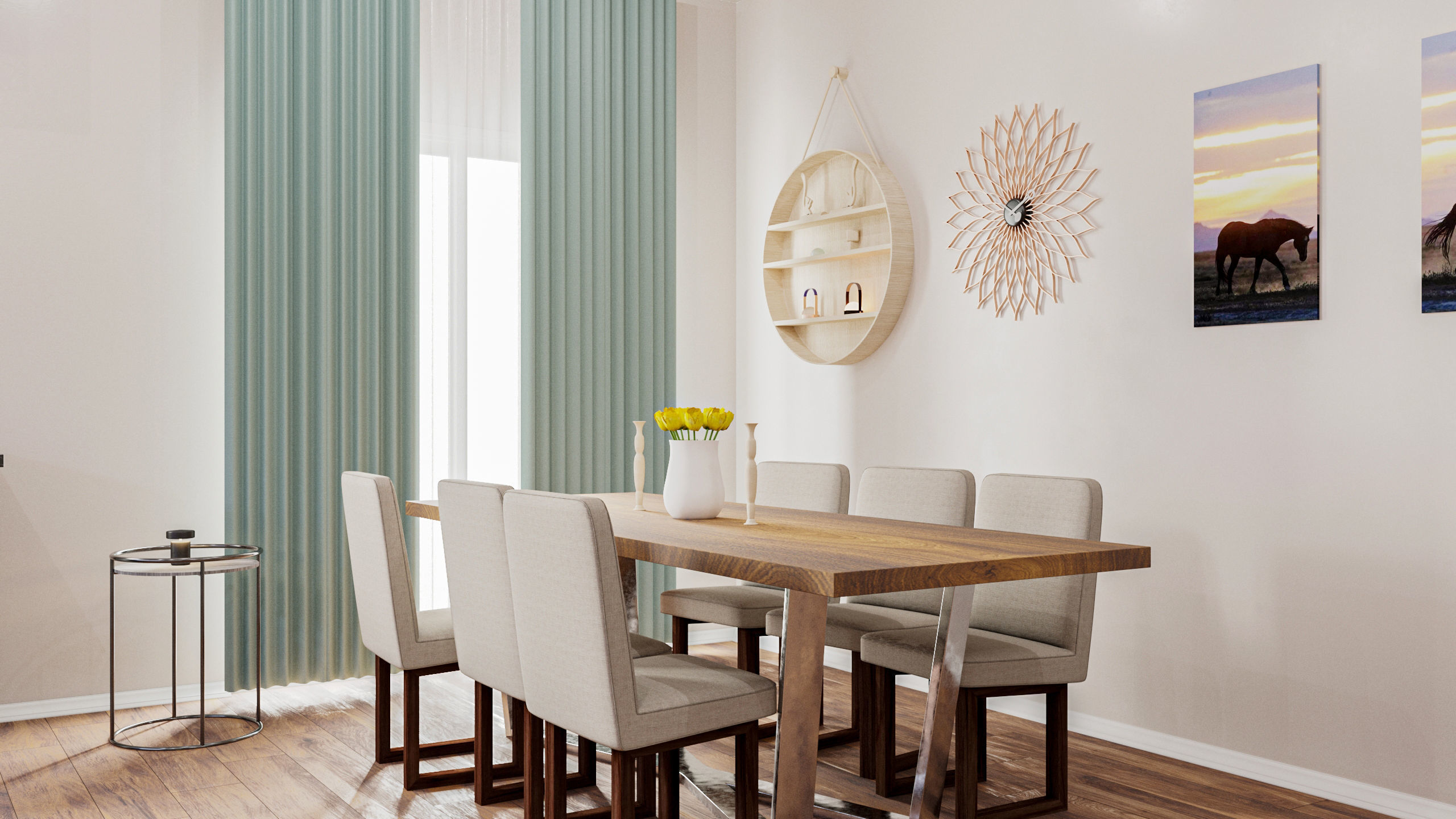 Interior Design Low-poly 3D model_1