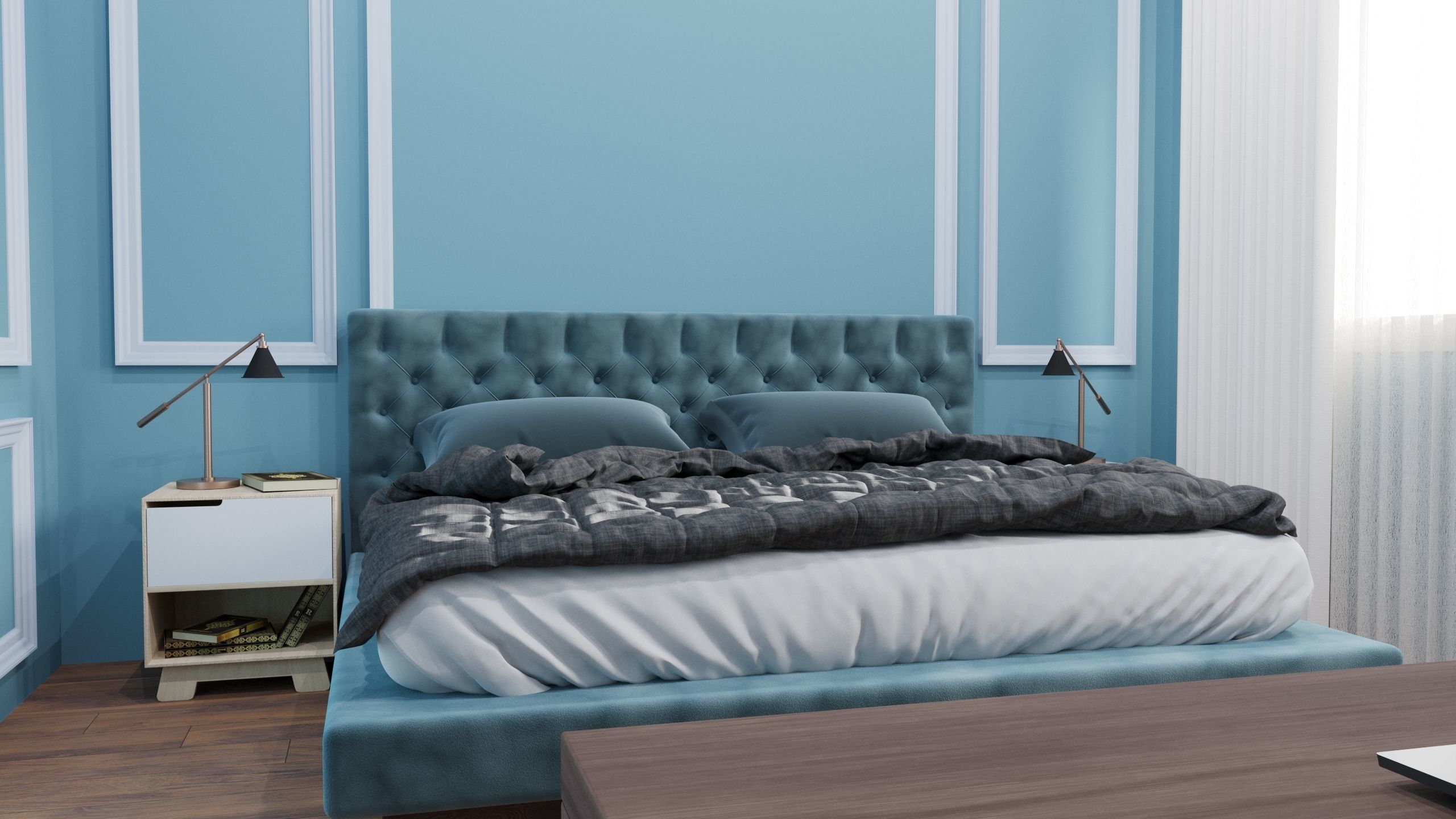 Interior Design Low-poly 3D model_4