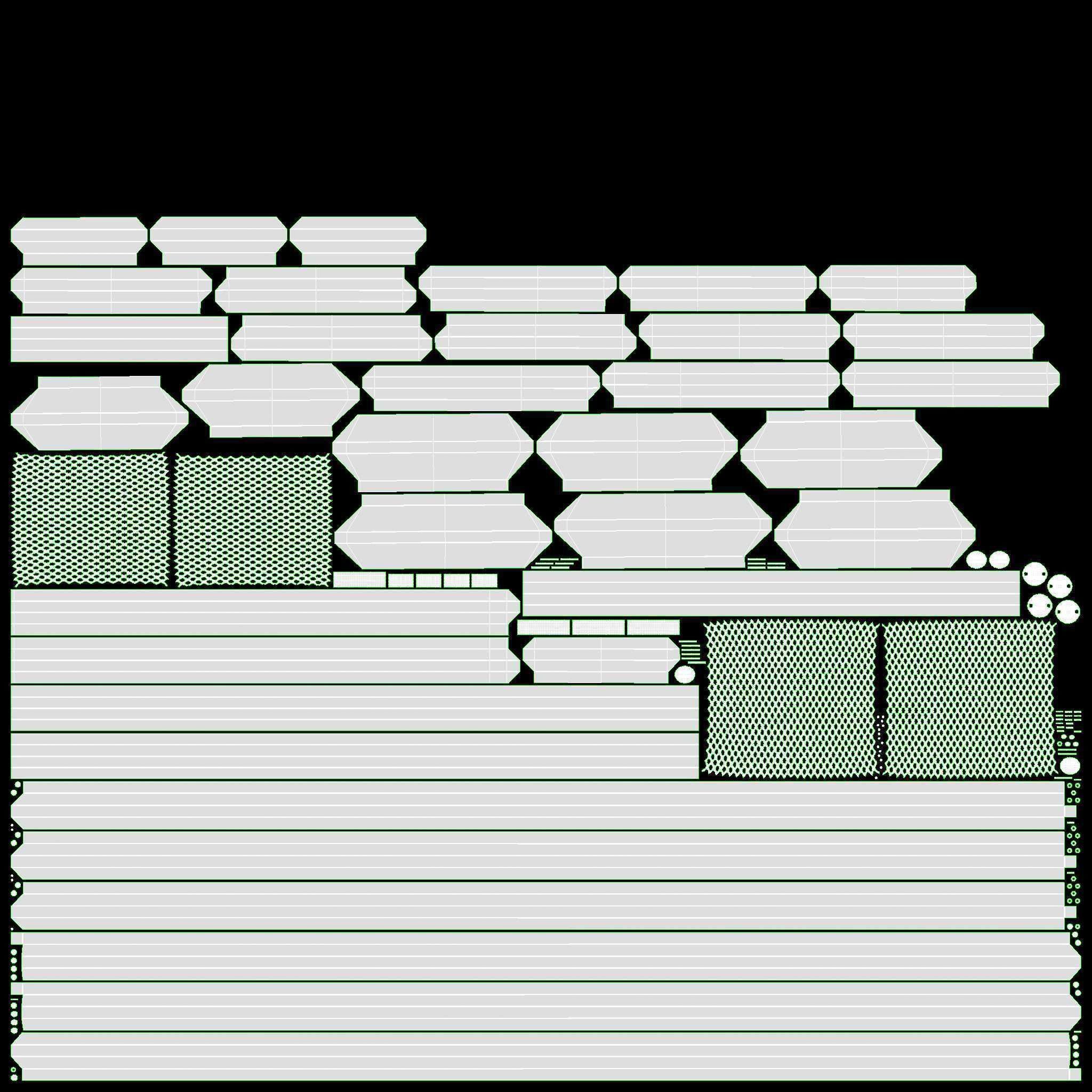 Hallway shelf organizer Walker Edison 3D model_7