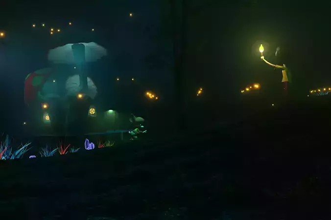 Mysterious Jungle 3D model