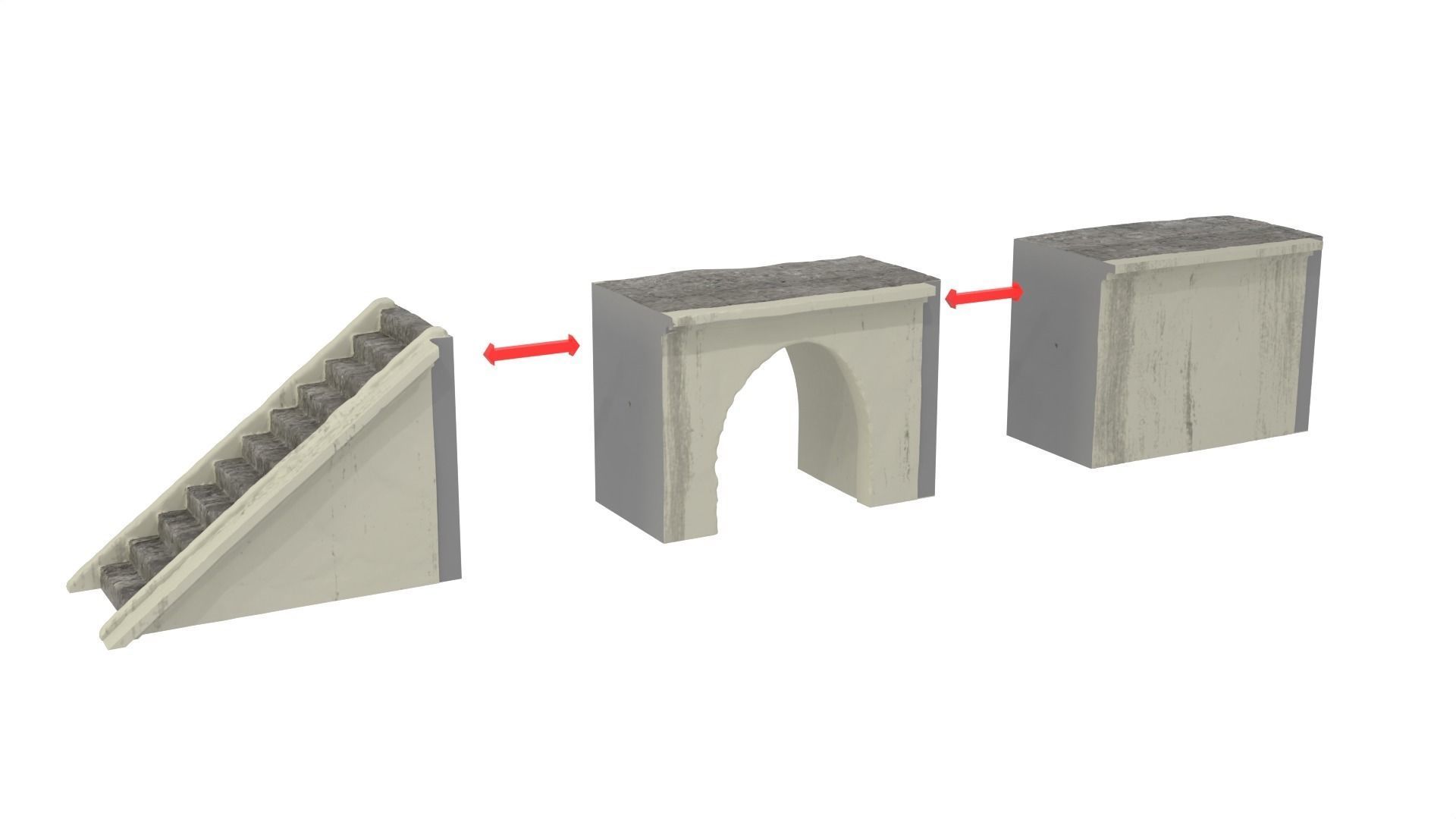 Jabbas Throne Room - Set 10 - Main Hangar 1-18 scale Kenner 3D print model_19