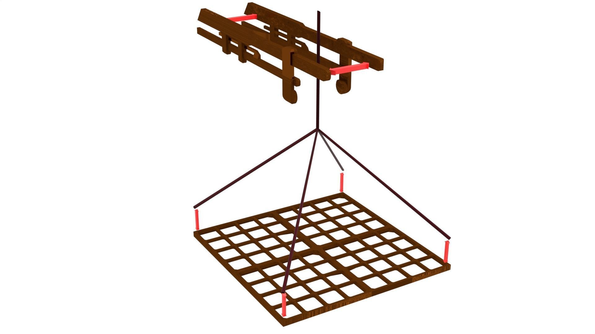 Jabbas Throne Room - Set 10 - Main Hangar 1-18 scale Kenner 3D print model_21