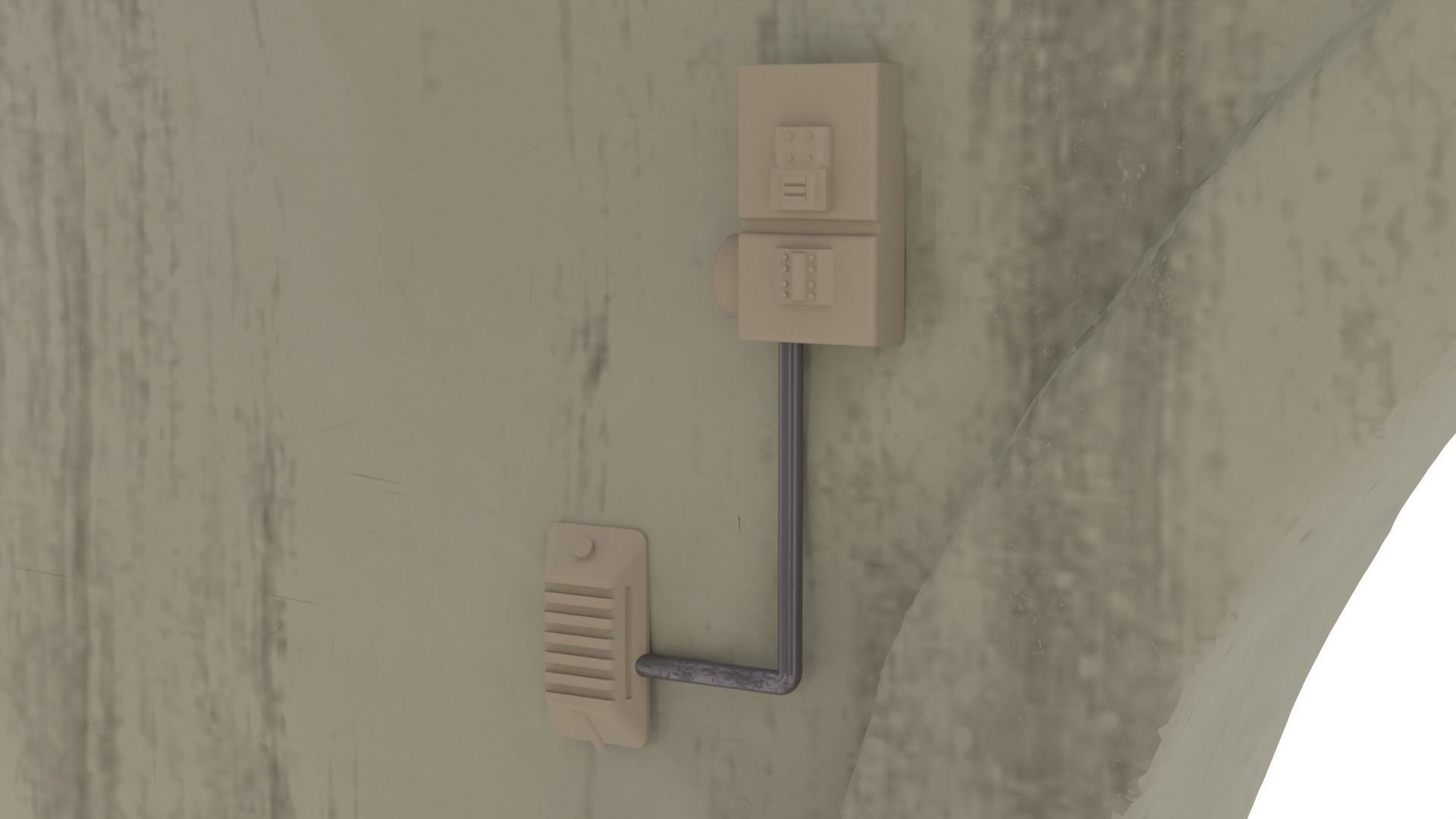 Jabbas Throne Room - Set 10 - Main Hangar 1-18 scale Kenner 3D print model_25