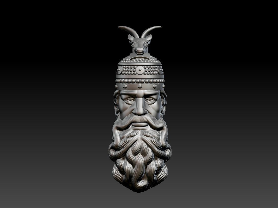 Skanderbeg Gjergj Kastrioti pendant 3D print model_1