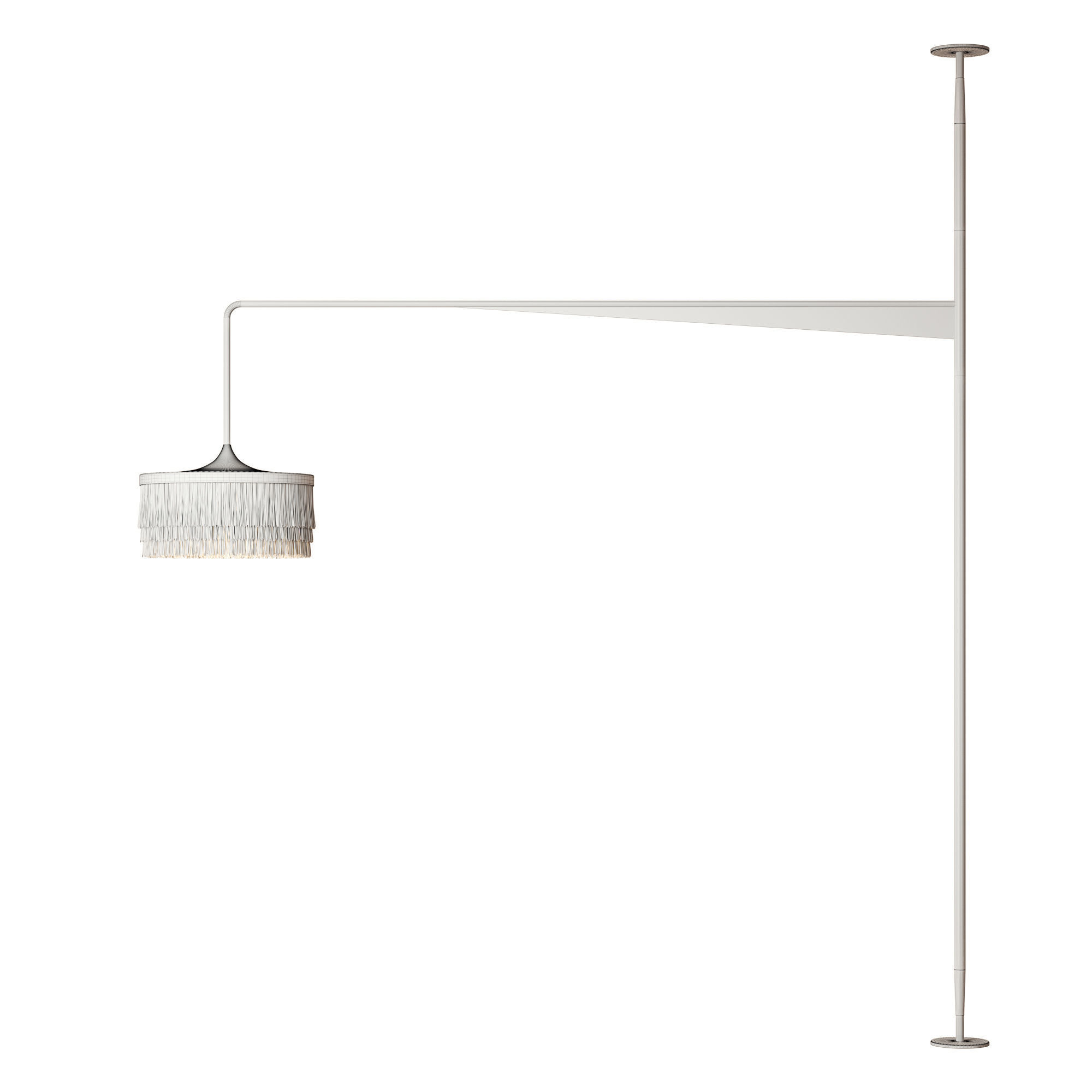 ABATJOUR FLOOR CEILING LAMP 3D model_1