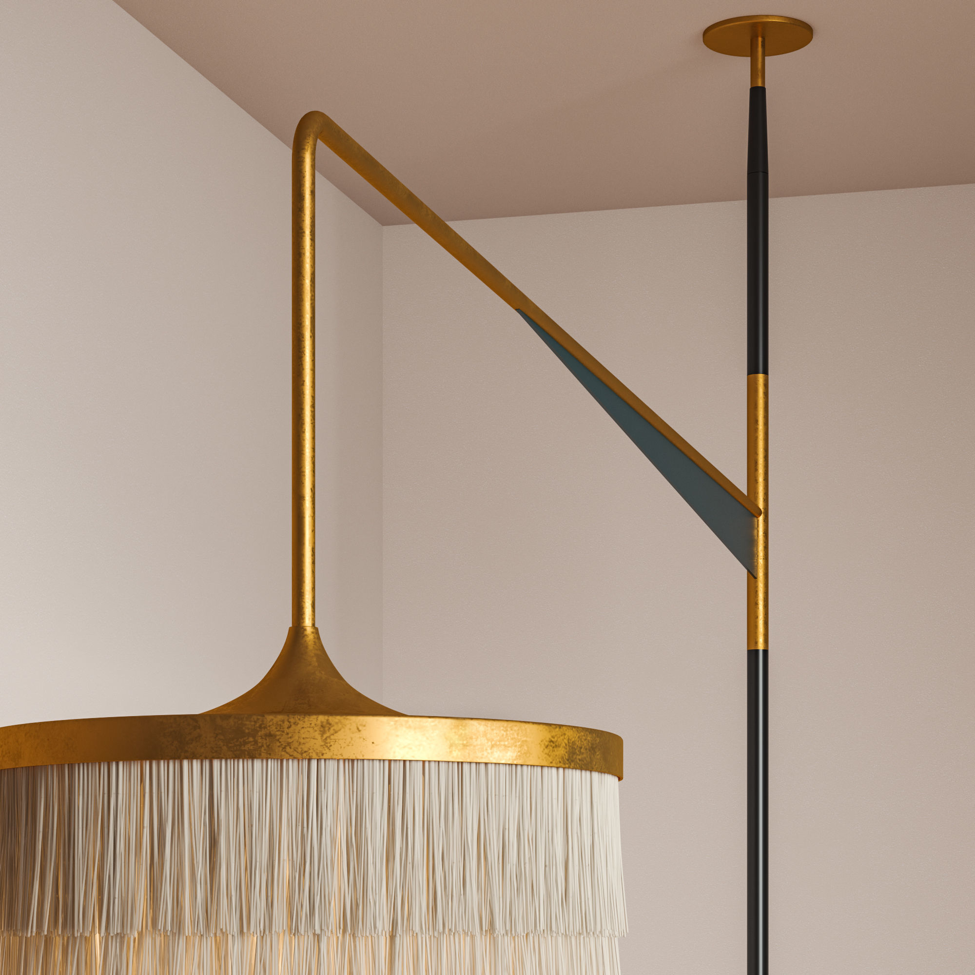 ABATJOUR FLOOR CEILING LAMP 3D model_7