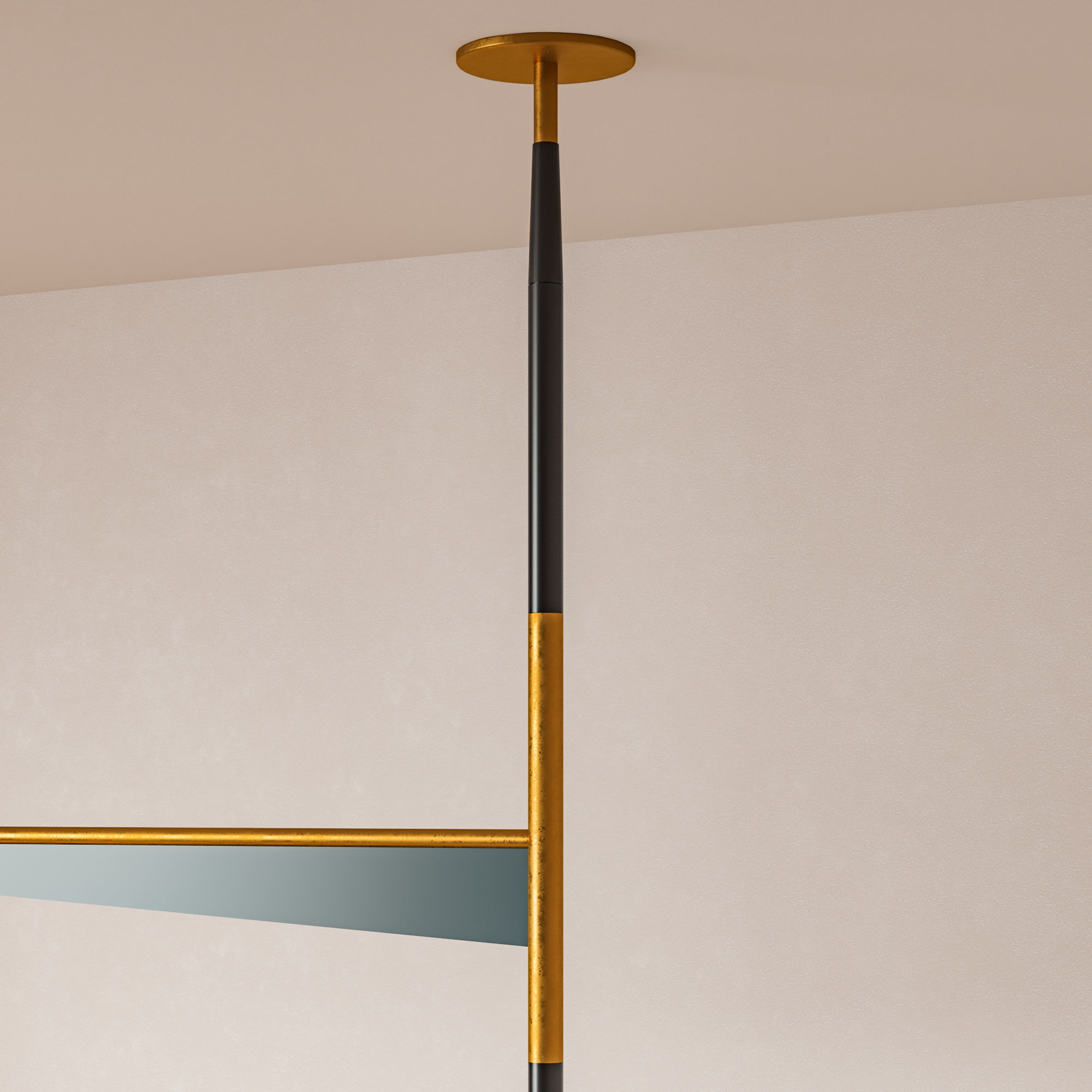 ABATJOUR FLOOR CEILING LAMP 3D model_8