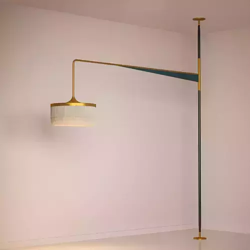 ABATJOUR FLOOR CEILING LAMP 3D model