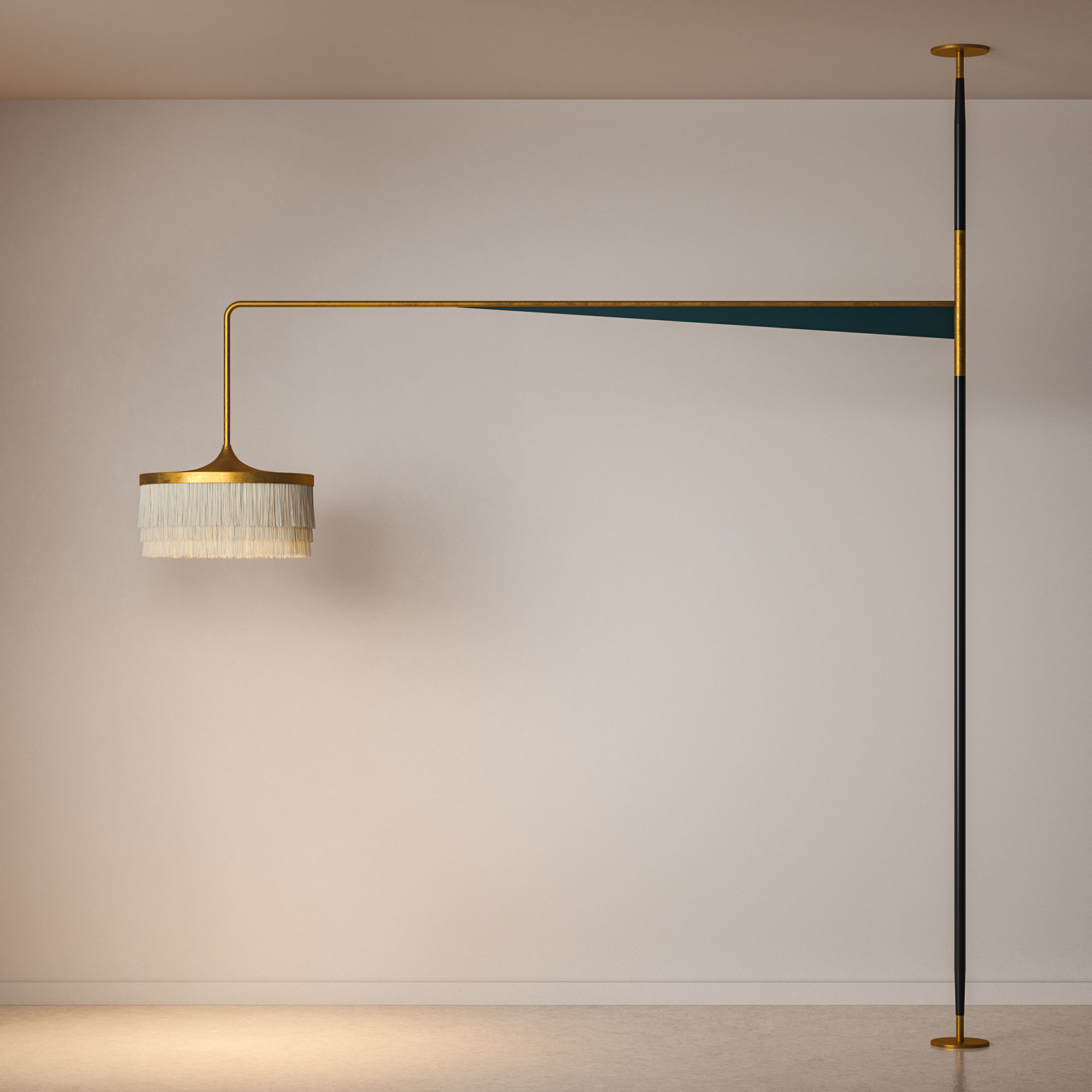 ABATJOUR FLOOR CEILING LAMP 3D model_4