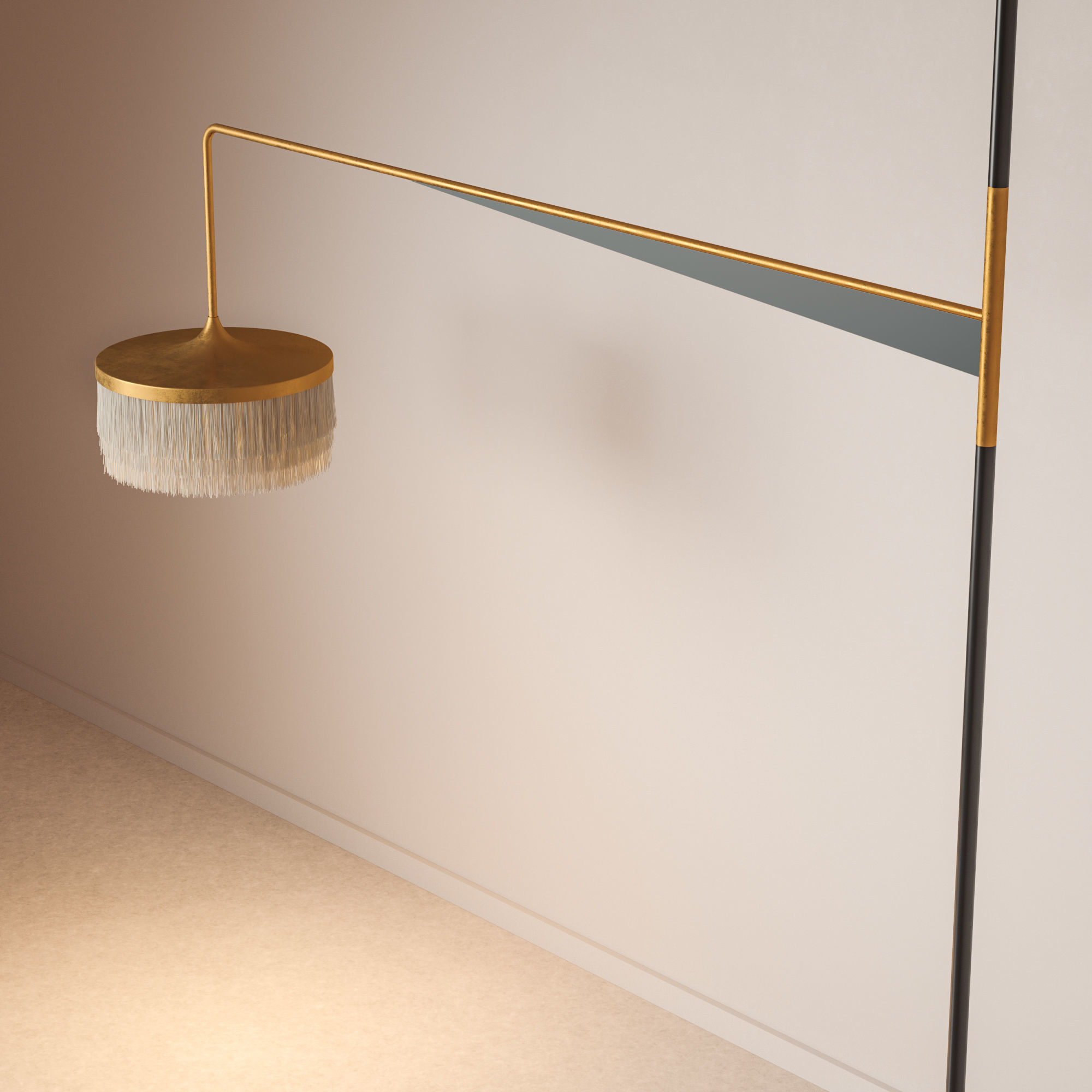 ABATJOUR FLOOR CEILING LAMP 3D model_6