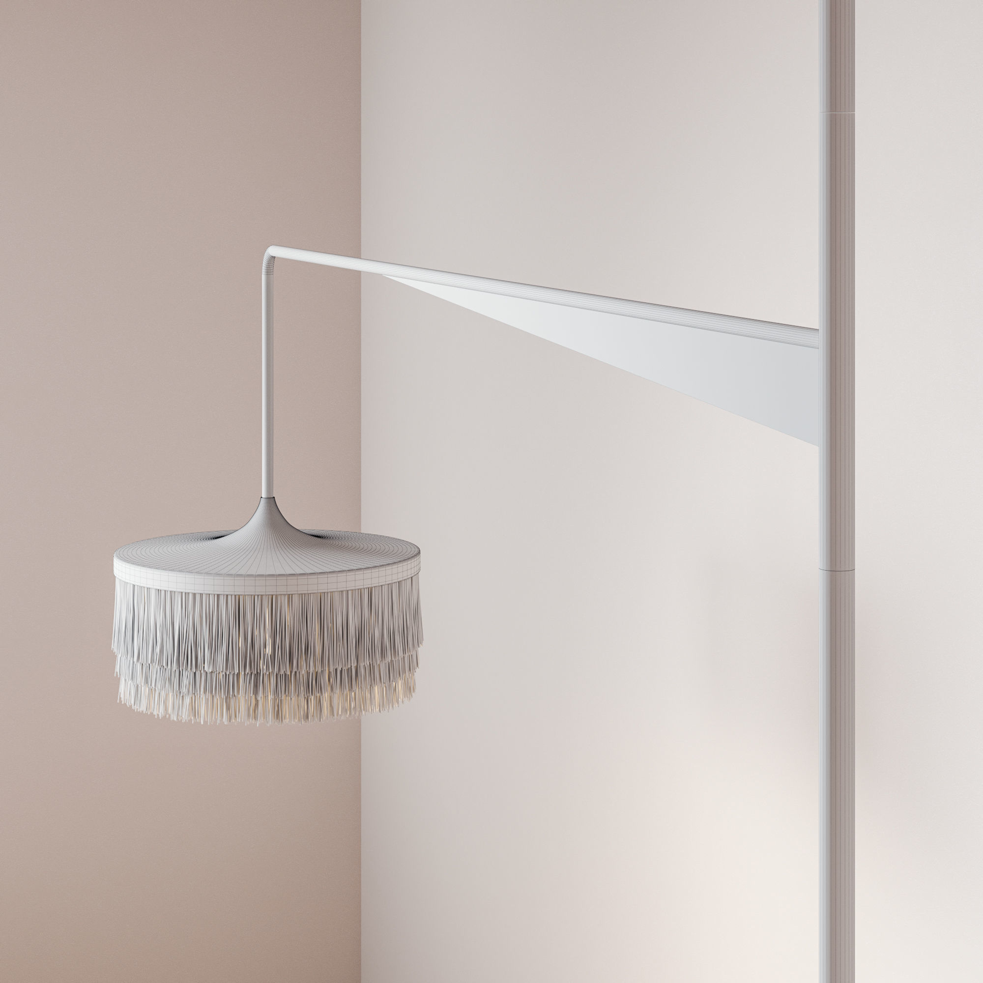 ABATJOUR FLOOR CEILING LAMP 3D model_3