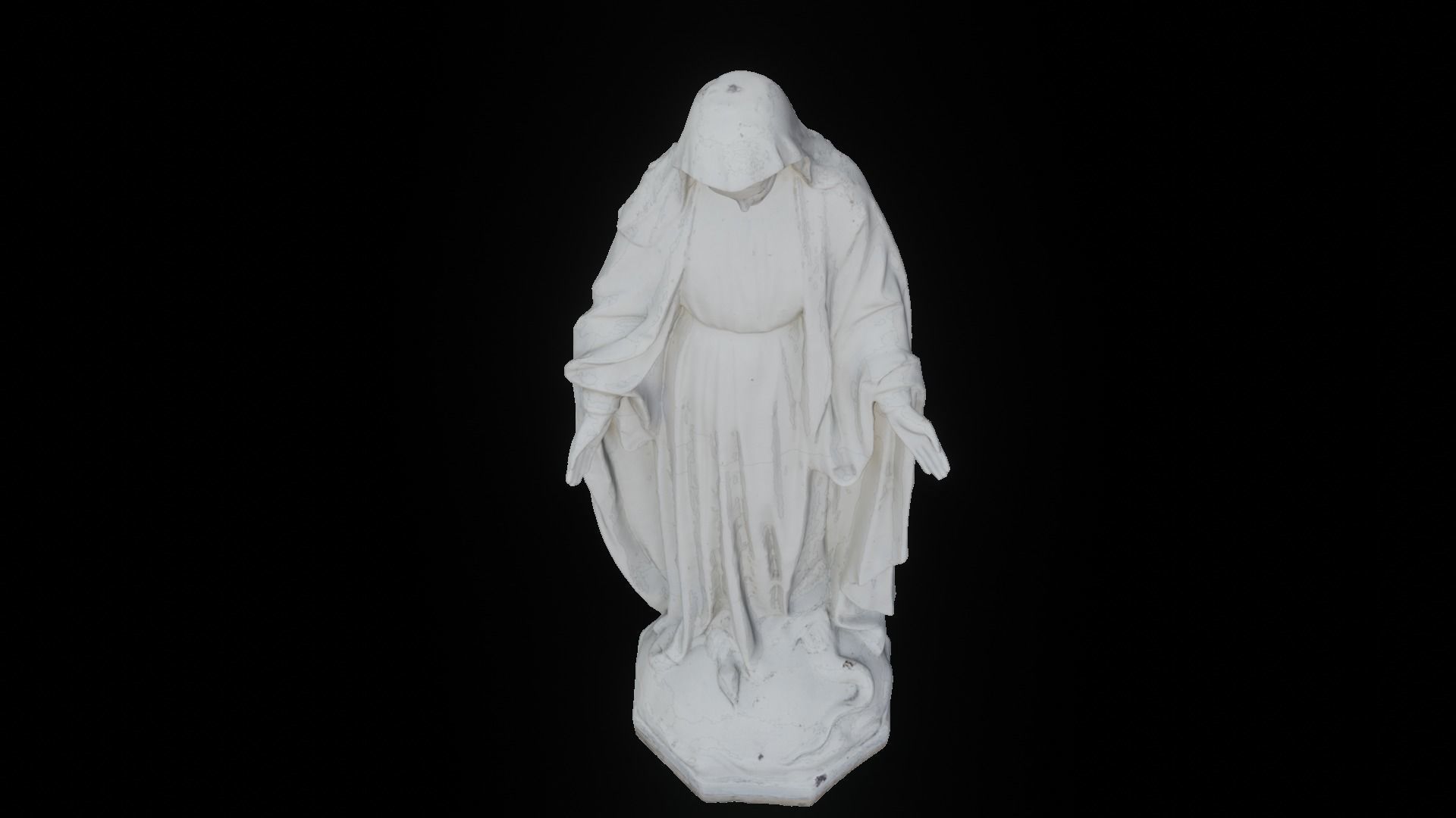 Maria Statue 3D model_4