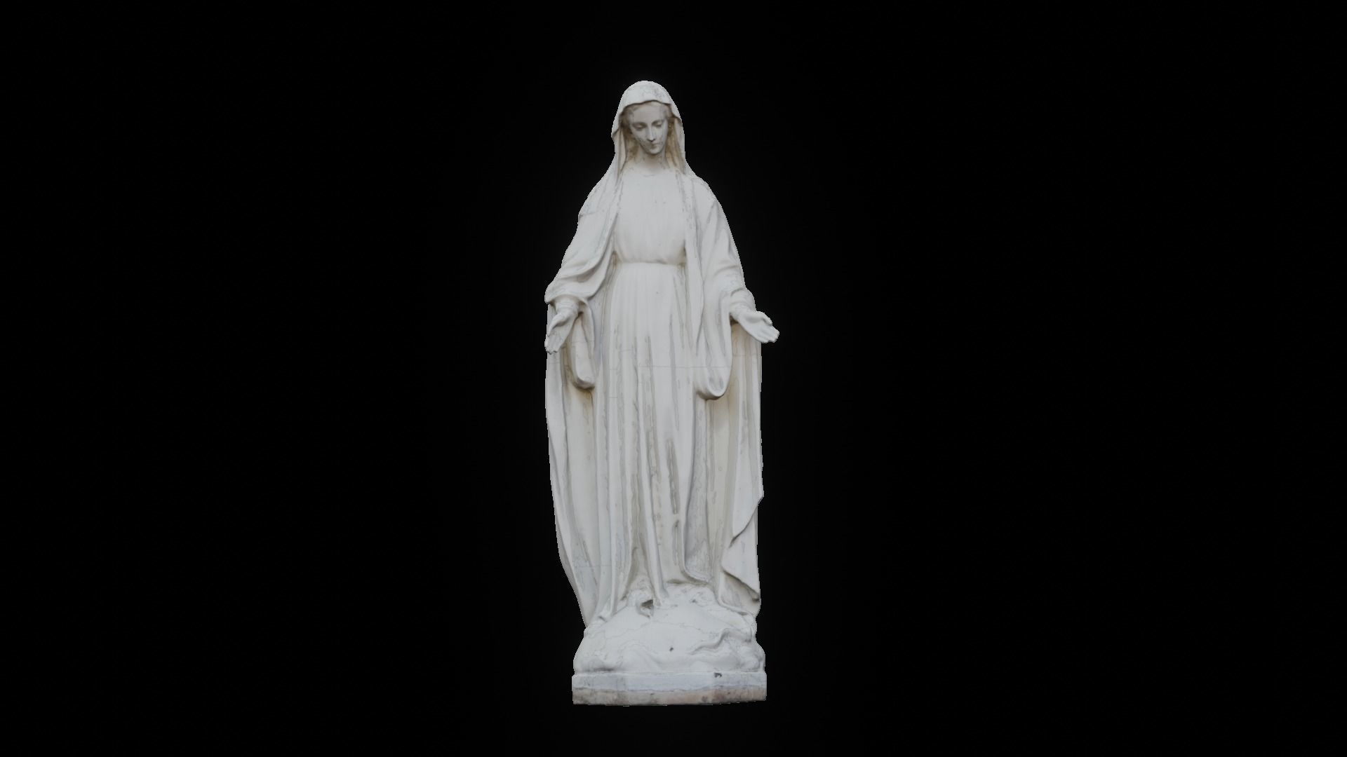 Maria Statue 3D model_1