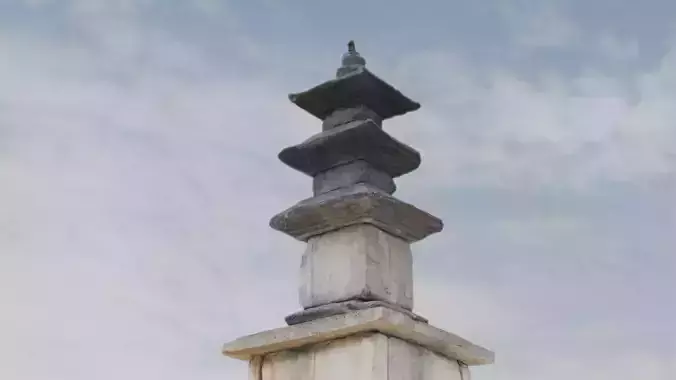 Three-story Stone Pagoda