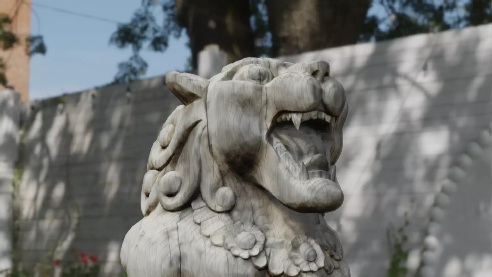 Korean Traditional Animal Statue Hae-tae 3D model_0