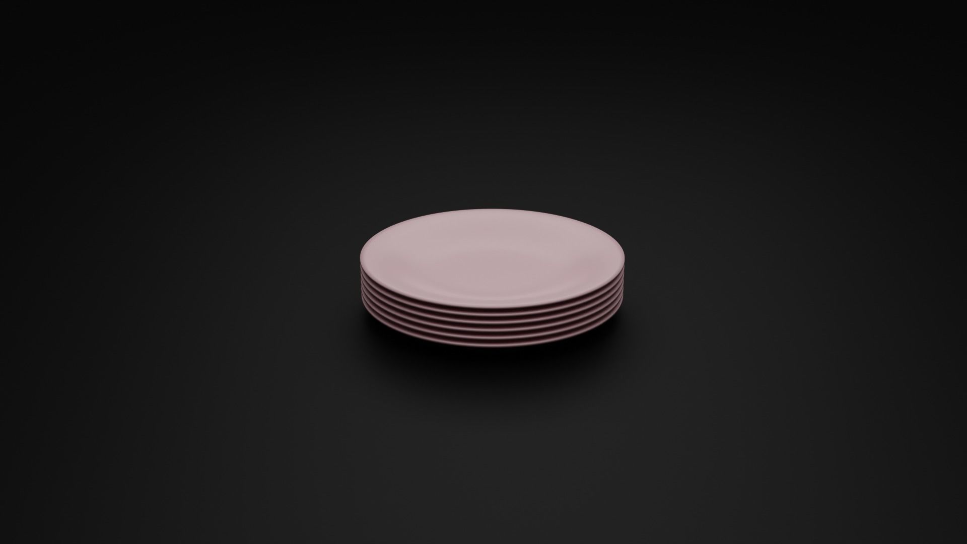 Plates and Bowls Free 3D model_16