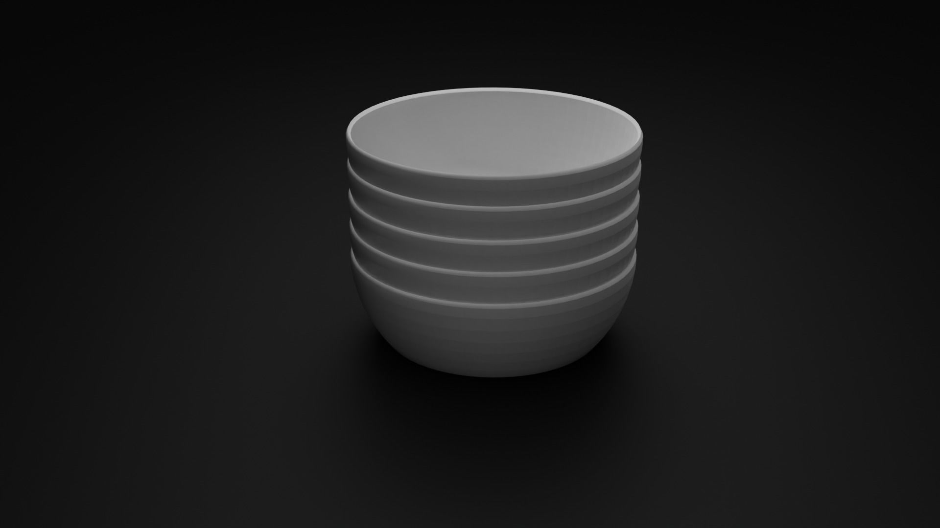 Plates and Bowls Free 3D model_6