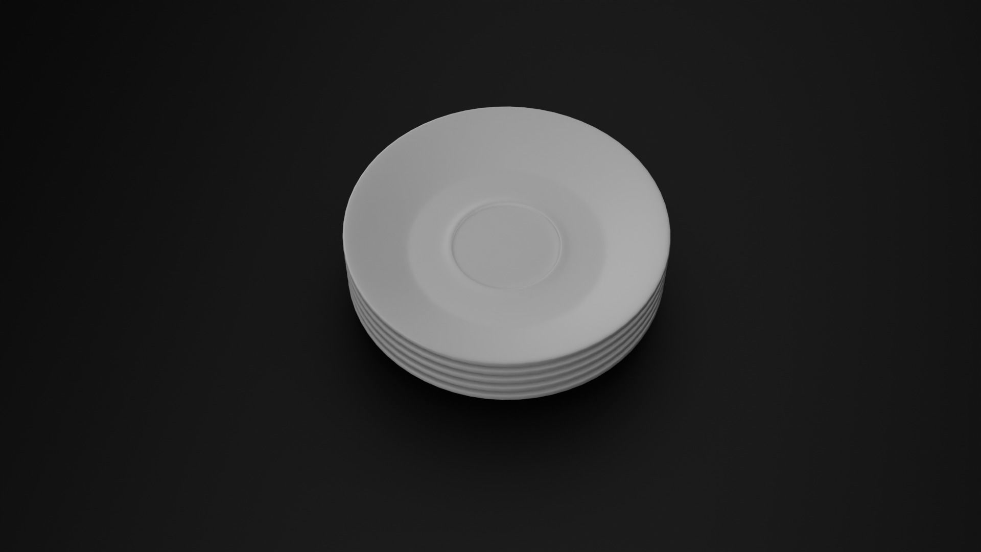 Plates and Bowls Free 3D model_9