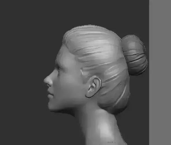 Woman out of Wall Sculpture 3D print model
