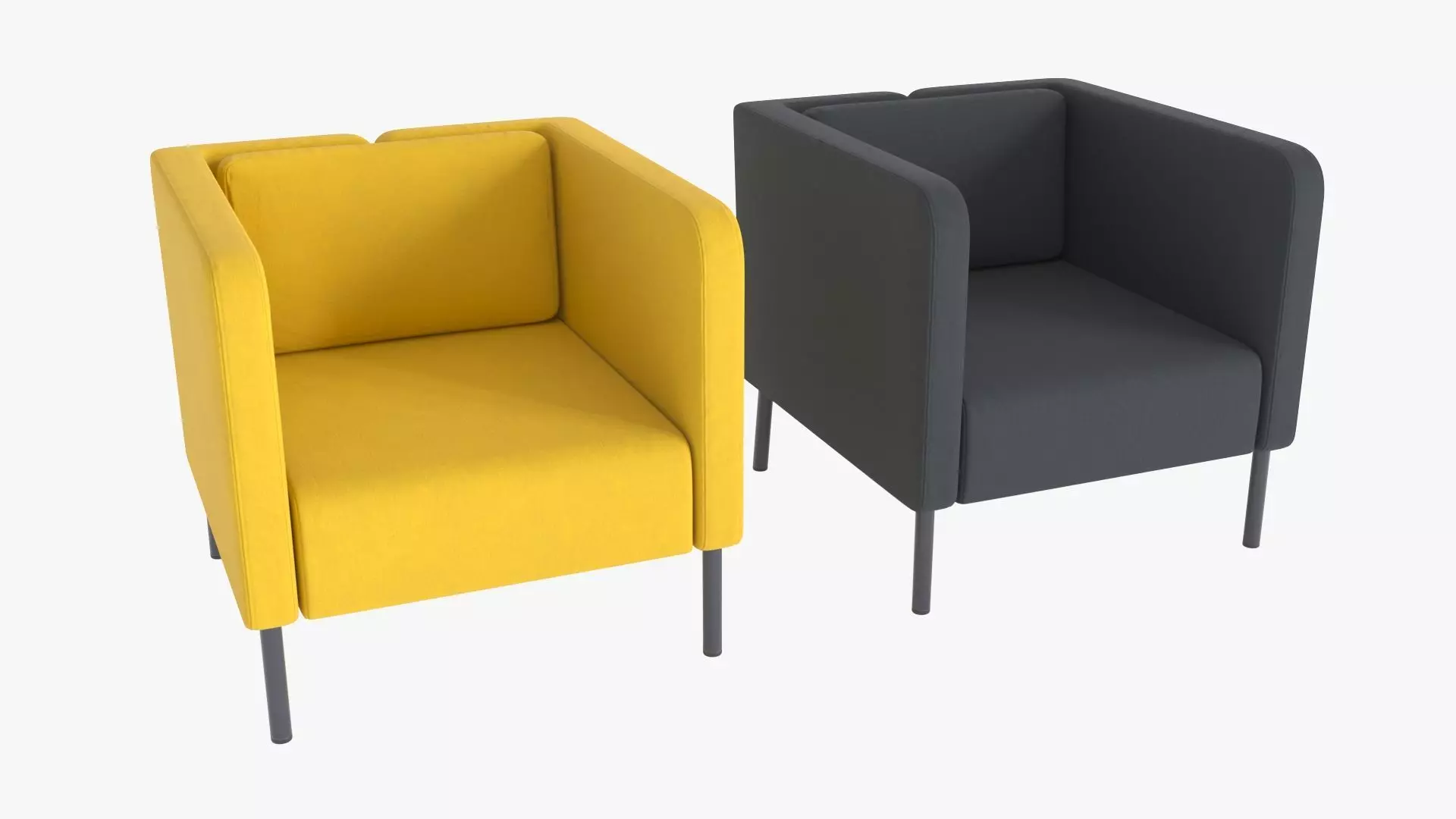 Armchair lounge chair 3D model