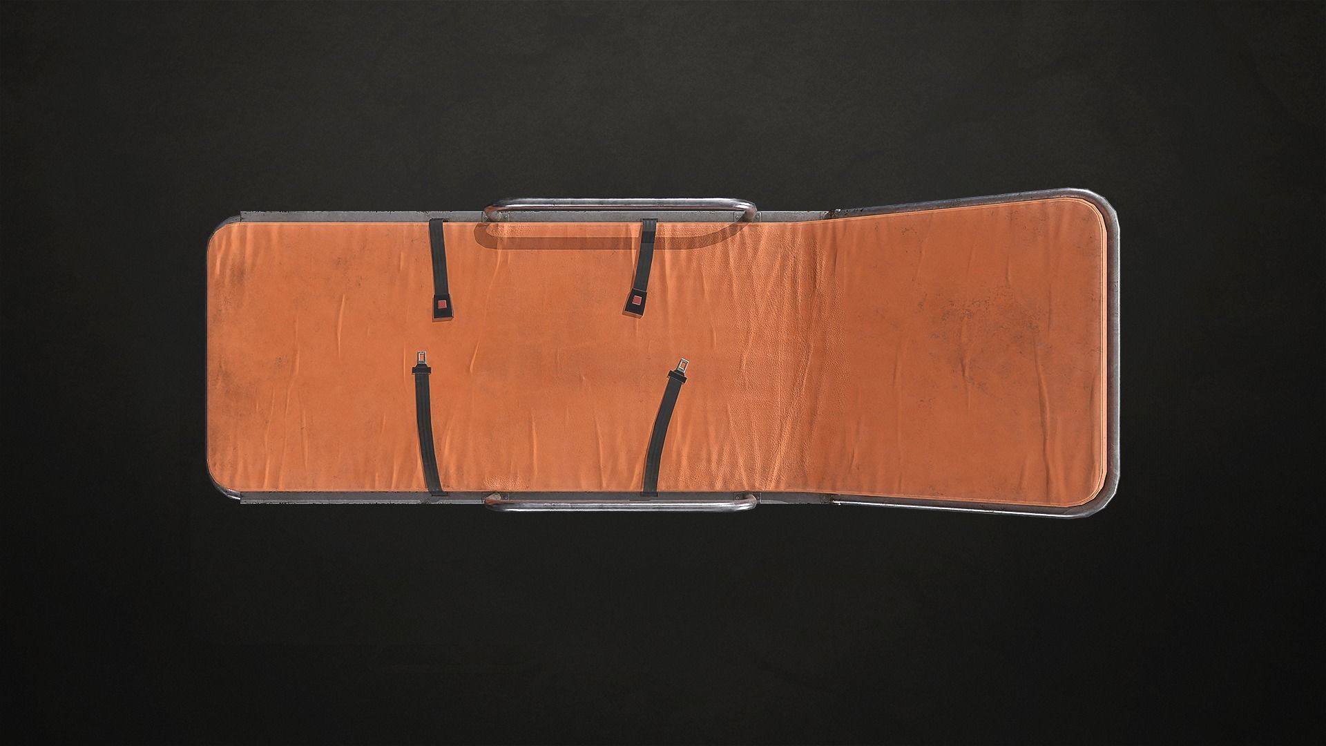 Ambulance Stretcher Low-poly 3D model_9