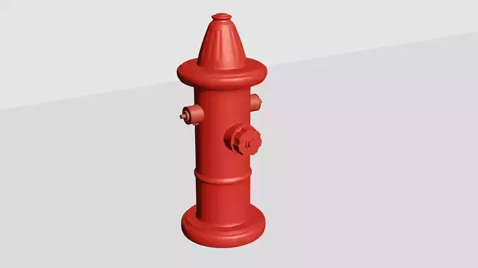 Water Hydrant Game Ready Model