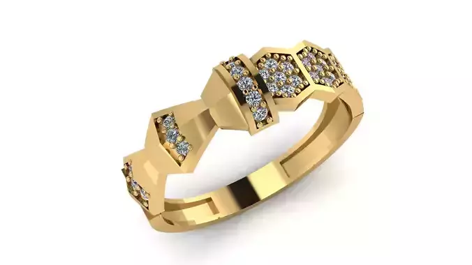 wedding Ring cocktail gemstone printable collection B 008