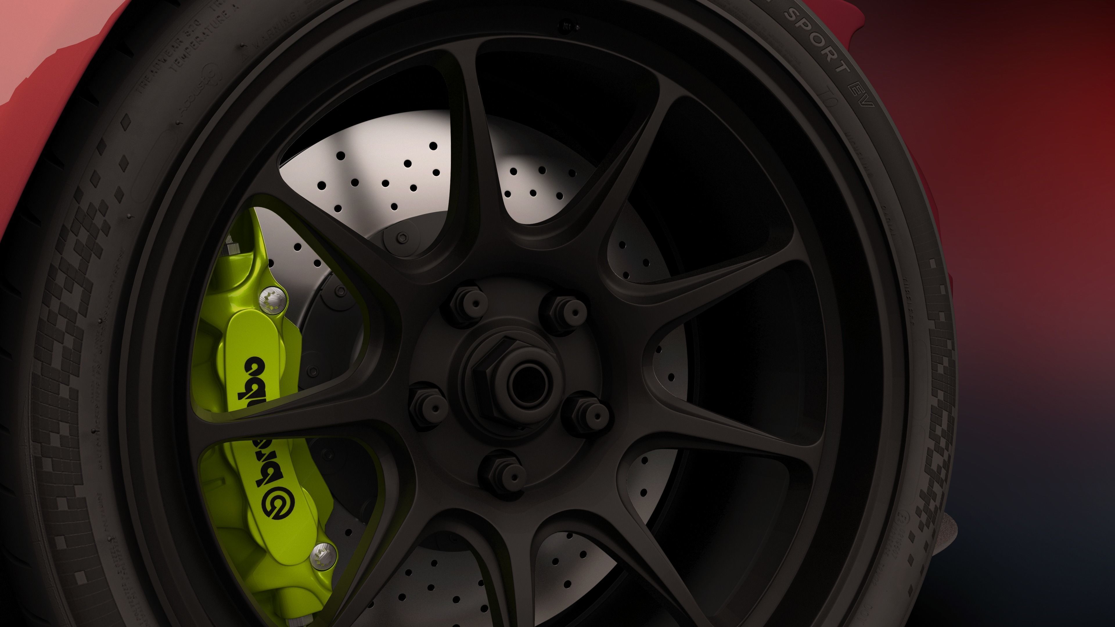 NSX1992 sports car 3D model_2