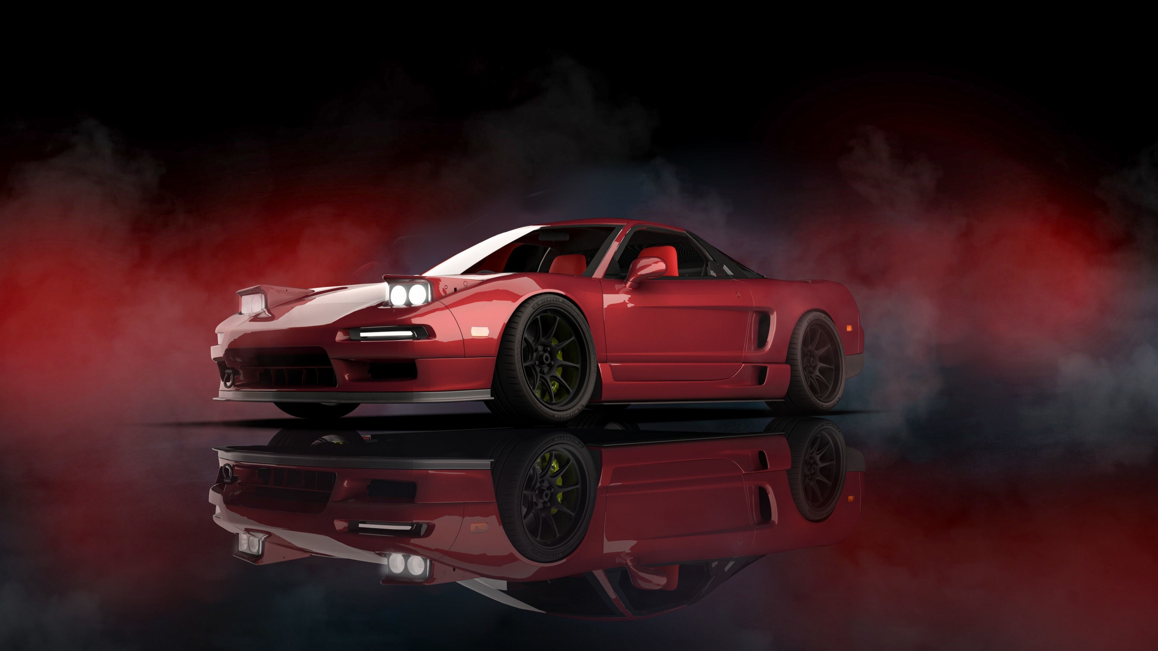 NSX1992 sports car 3D model_1