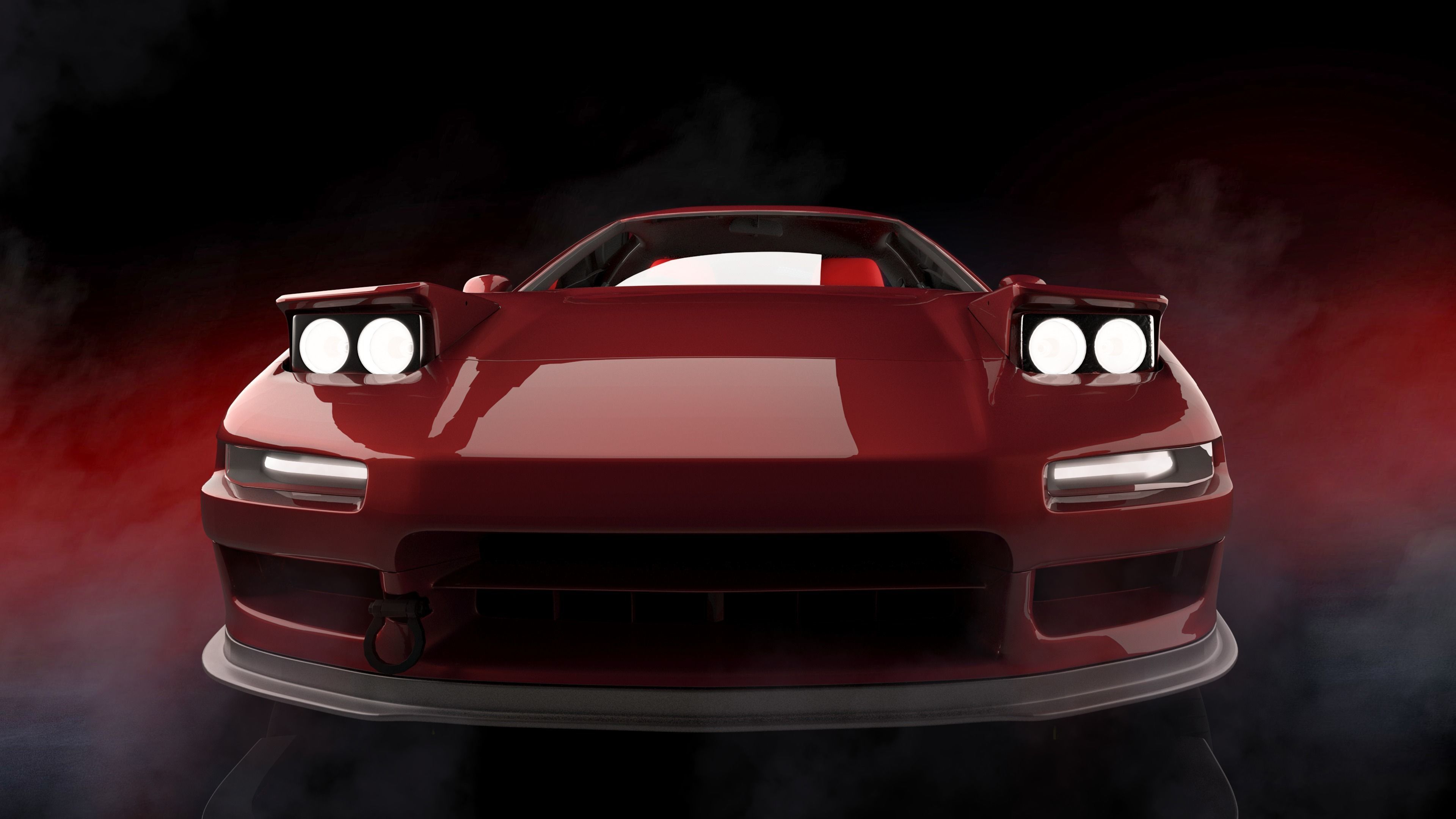 NSX1992 sports car 3D model_4