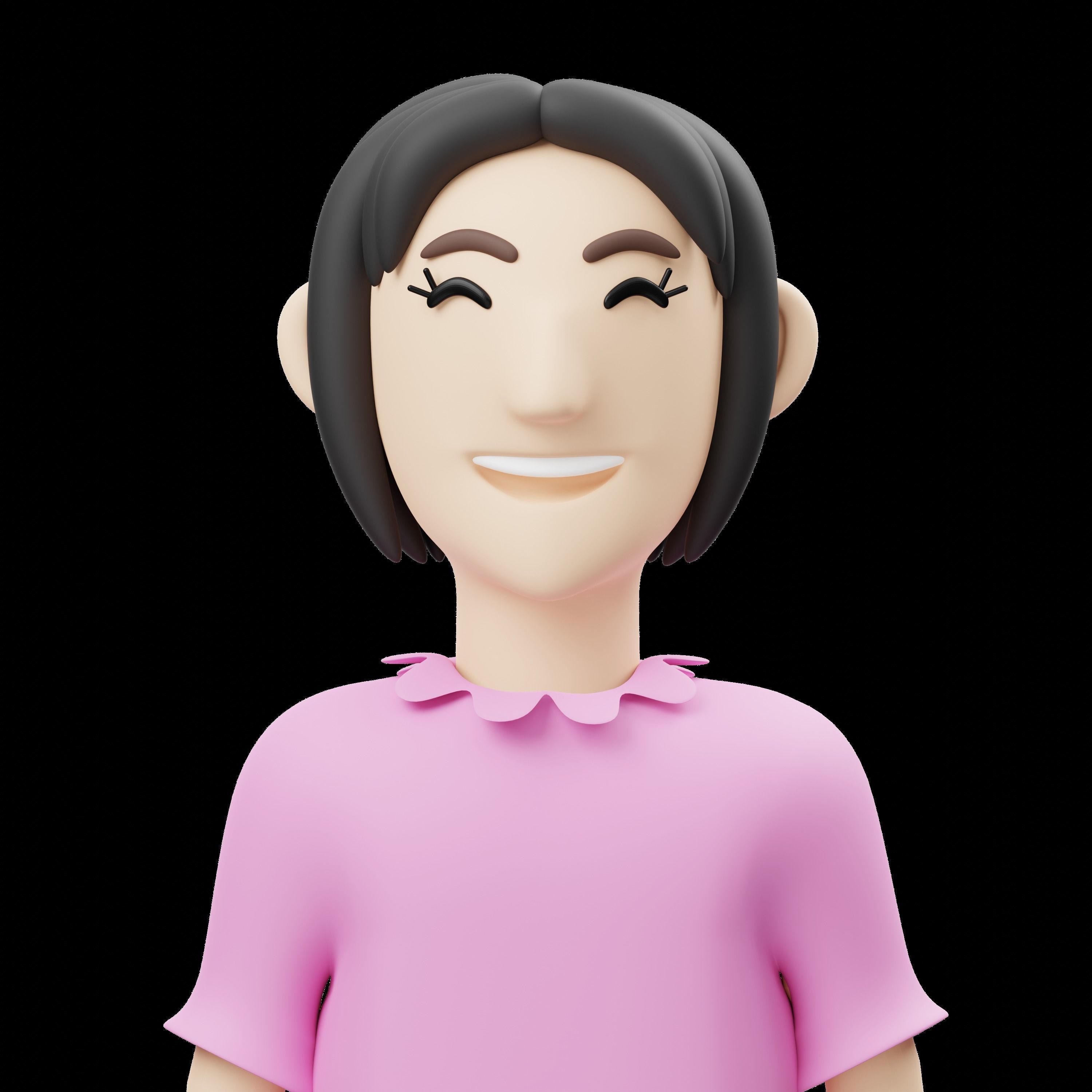 Avatar V3 3D Render Illustration 3D model_13