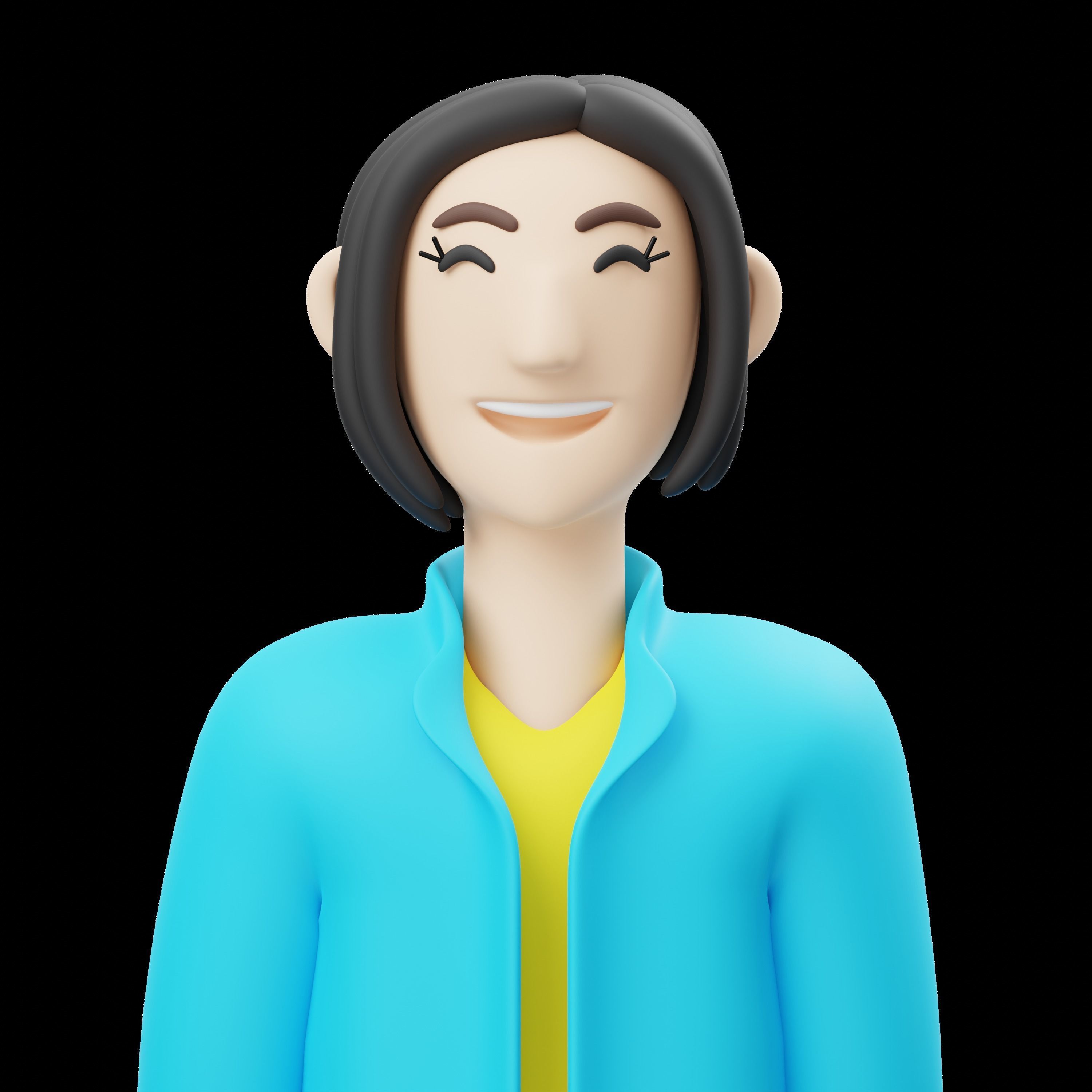 Avatar V3 3D Render Illustration 3D model_20