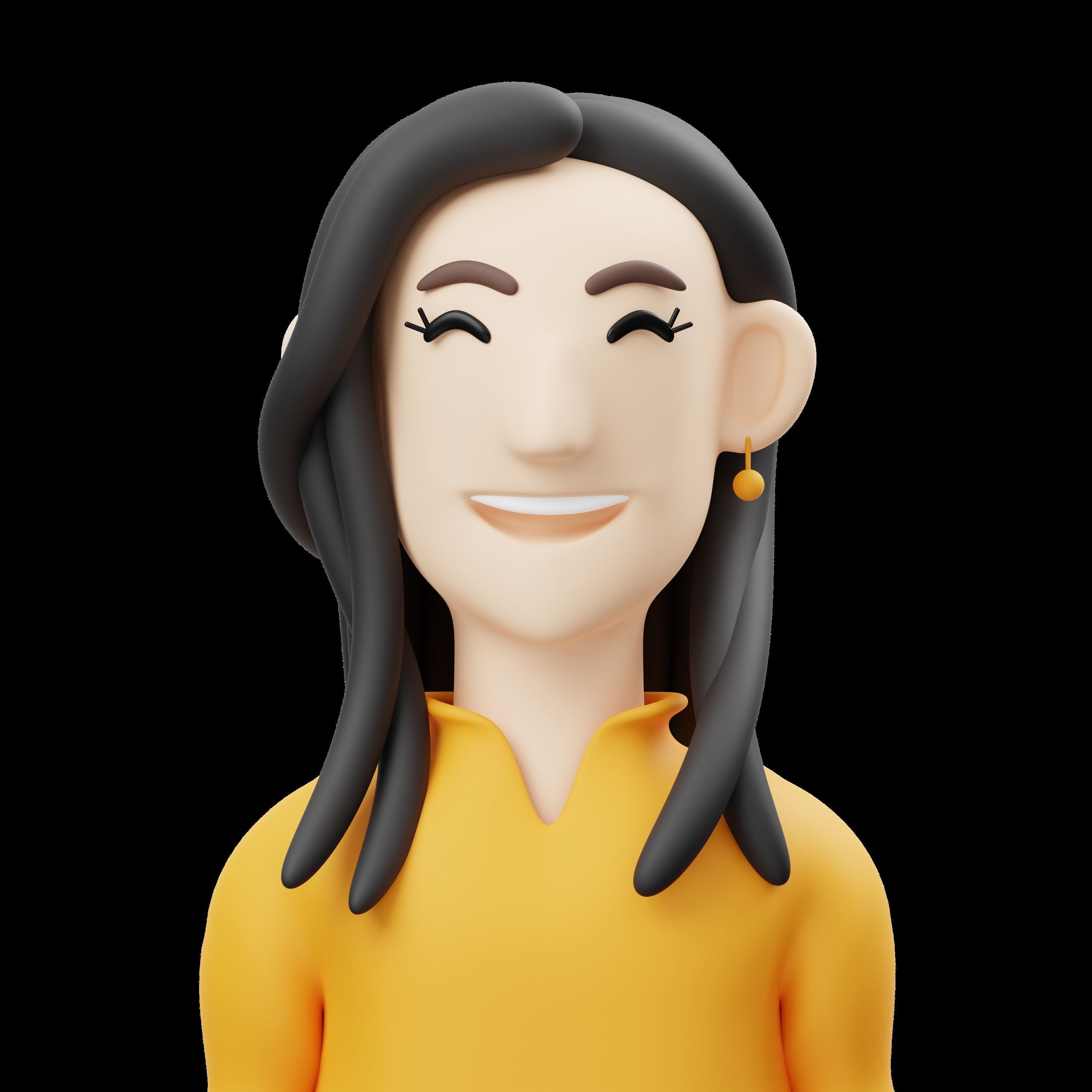 Avatar V3 3D Render Illustration 3D model_5