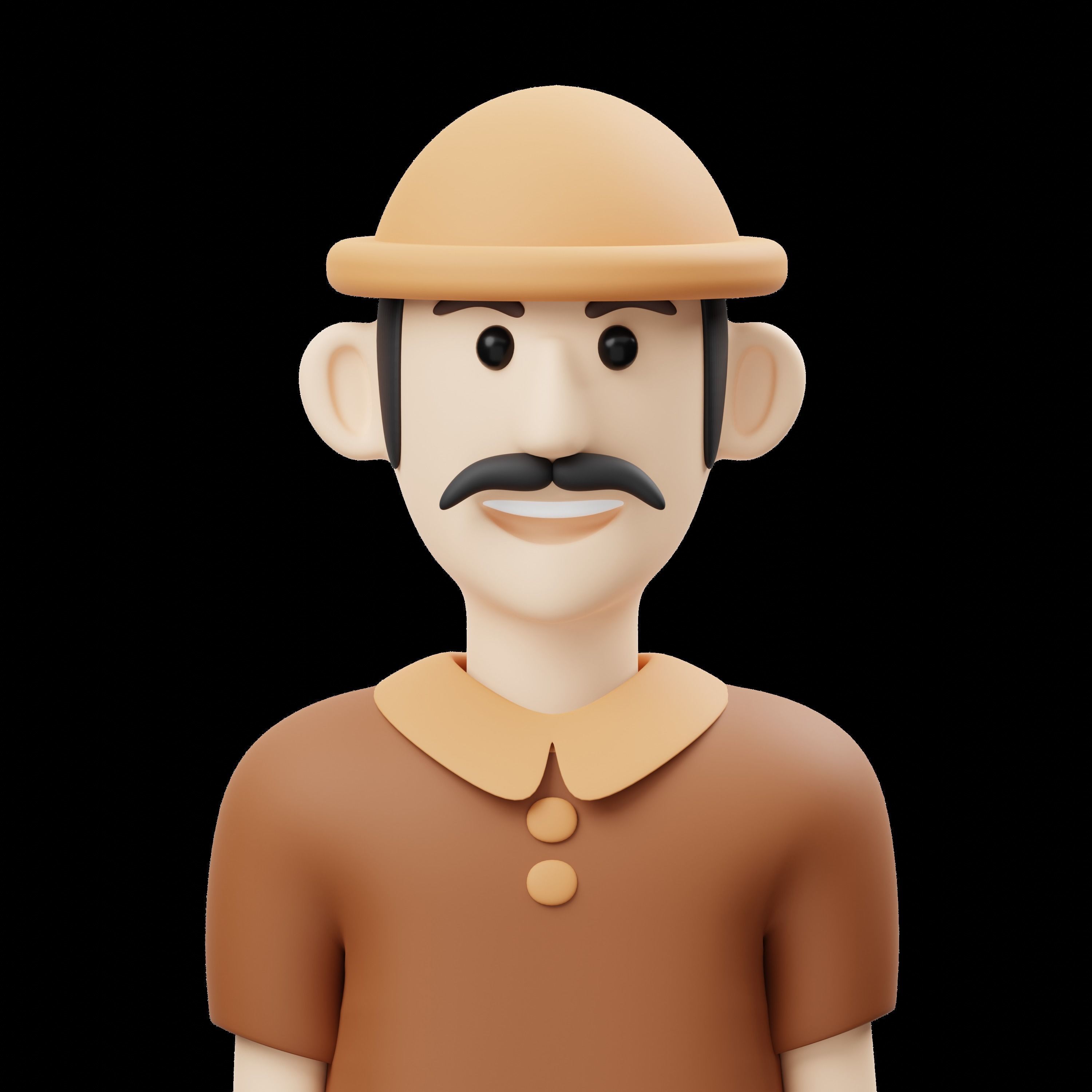 Avatar V3 3D Render Illustration 3D model_16