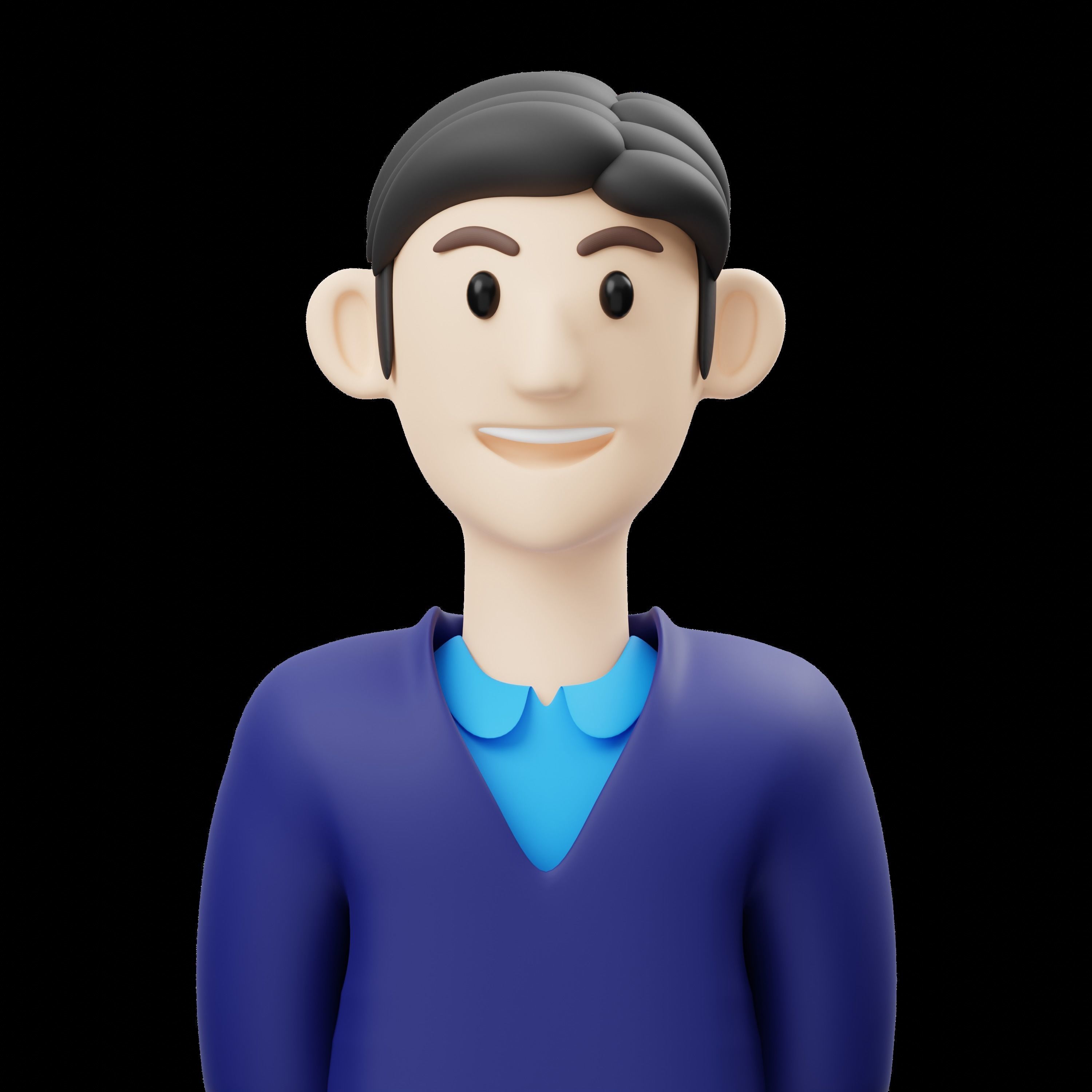 Avatar V3 3D Render Illustration 3D model_18